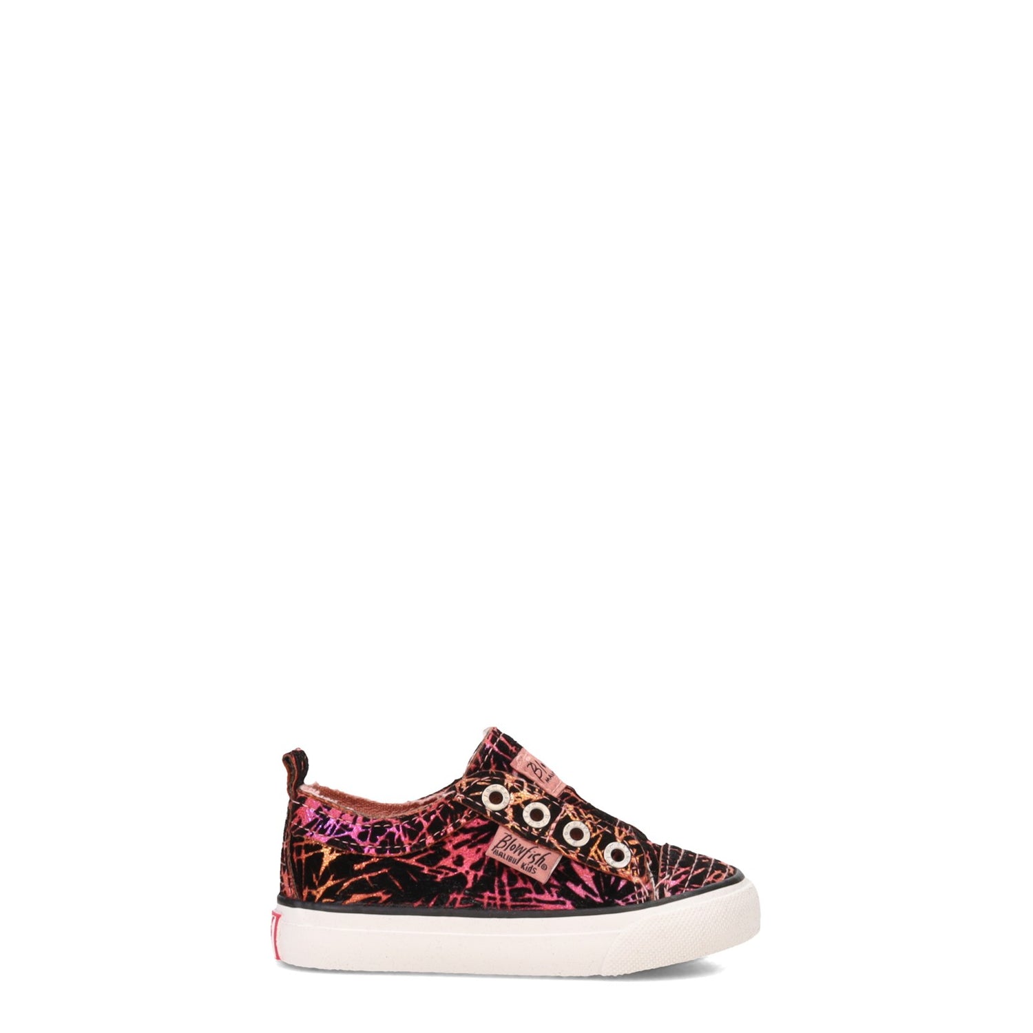 Peltz Shoes  Girl's Blowfish Malibu Playwire Sneaker - Toddler & Little Kid PINK ROCKSTAR ZS-0325T PIKRS