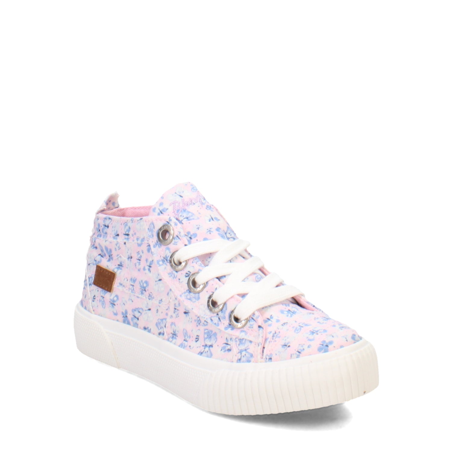 Peltz Shoes  Girl's Blowfish Craisy-K High Top Sneaker – Little Kid & Big Kid PINK NAVY ZS-1053K 887
