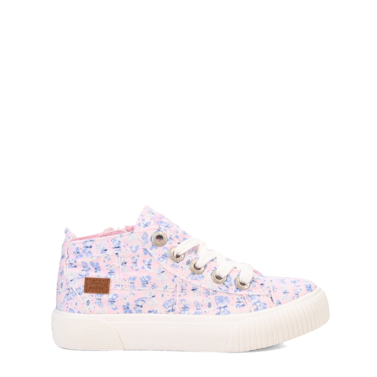 Peltz Shoes  Girl's Blowfish Craisy-K High Top Sneaker – Little Kid & Big Kid PINK NAVY ZS-1053K 887