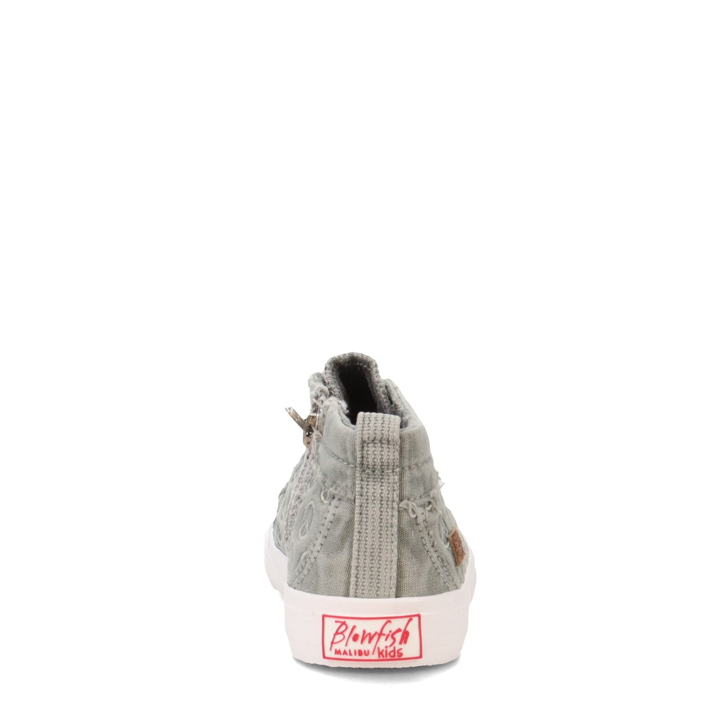 Peltz Shoes  Girl's Blowfish Malibu Macon-K Sneaker - Little Kid & Big Kid GREY PEACE ZS-1230K SWGCW