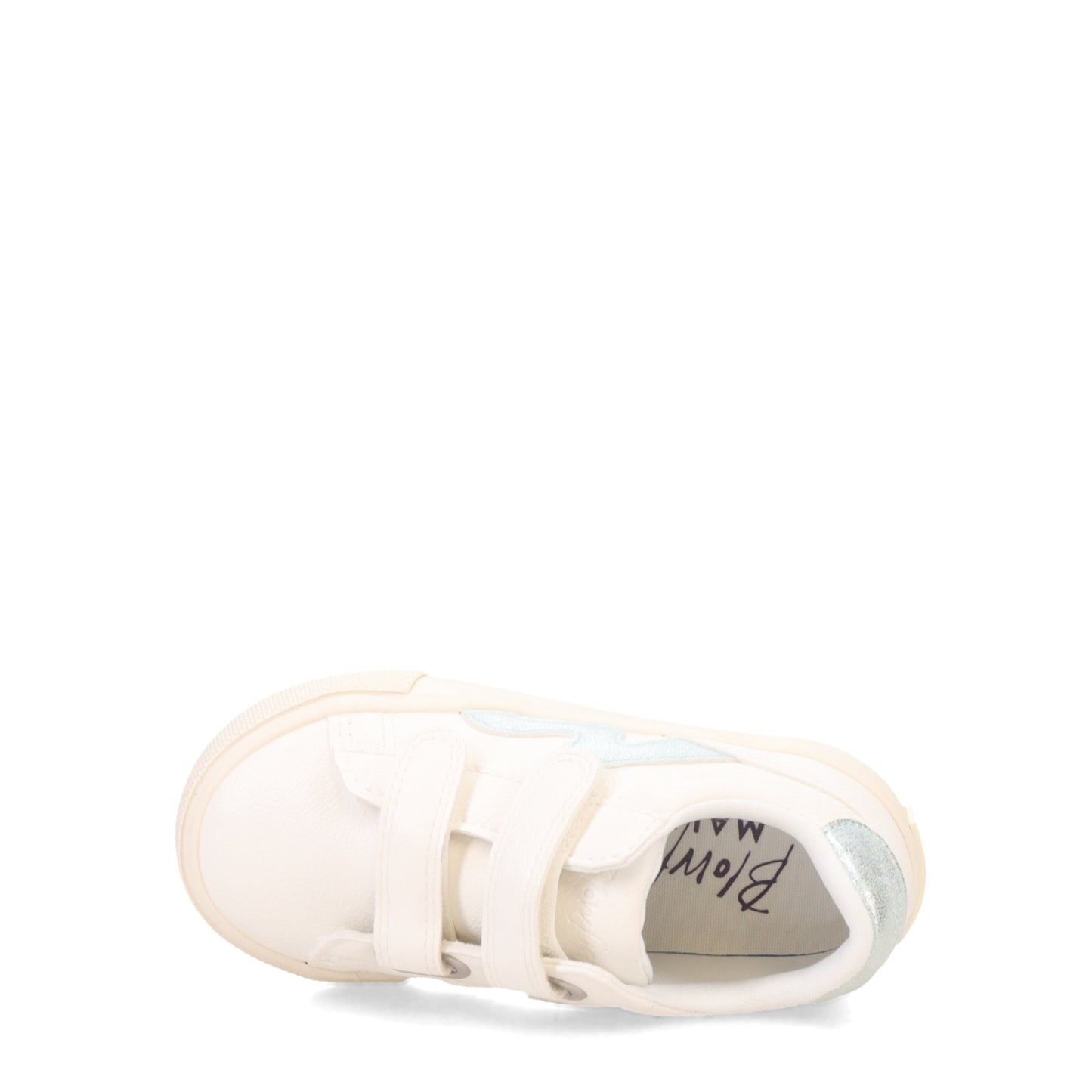 Peltz Shoes  Girl's Blowfish Malibu Vice-T Sneaker - Toddler & Little Kid White/Mint ZS-1736B-T-089