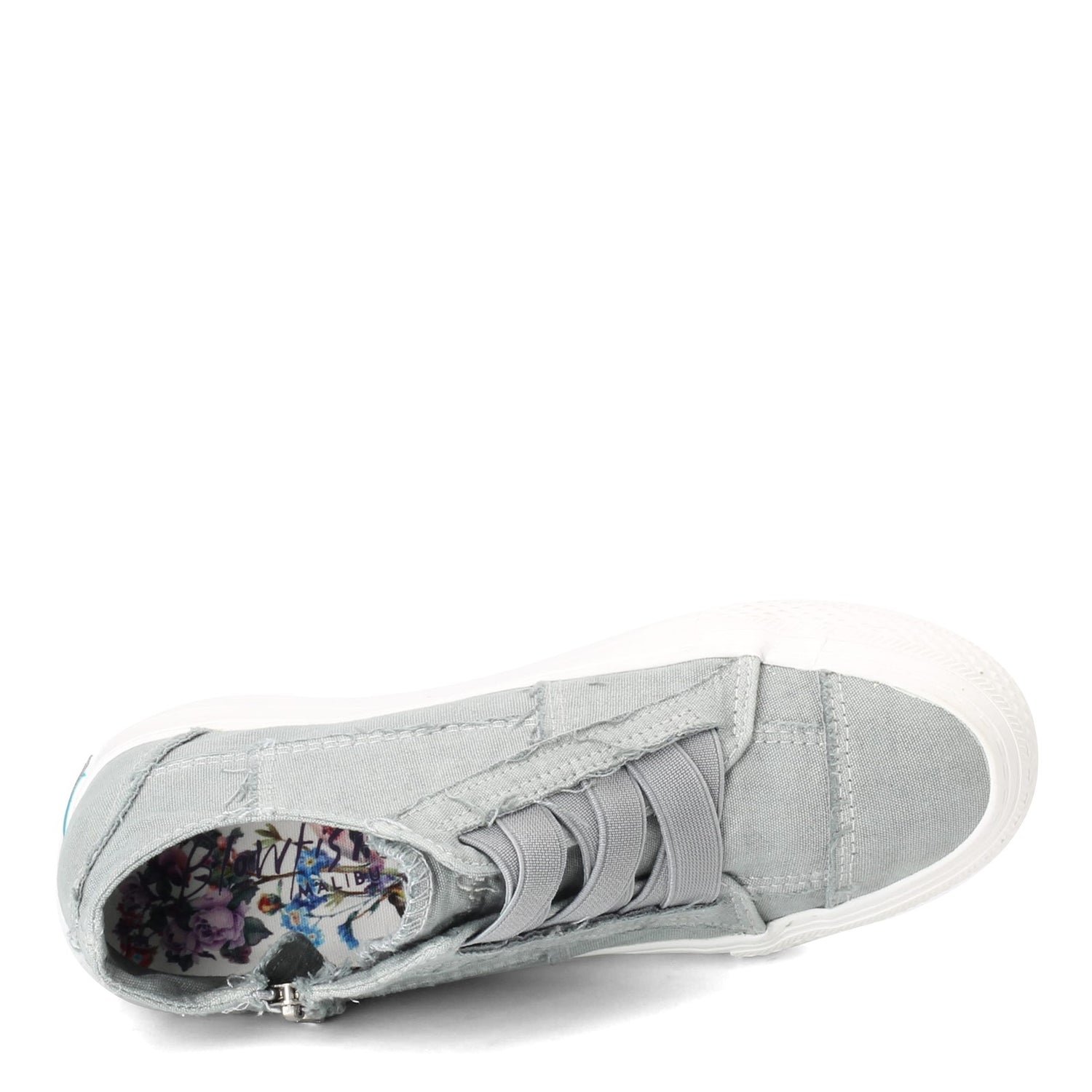 Peltz Shoes  Women's Blowfish Malibu Mamba High-Top Sneaker GRAY ZS-0650-520