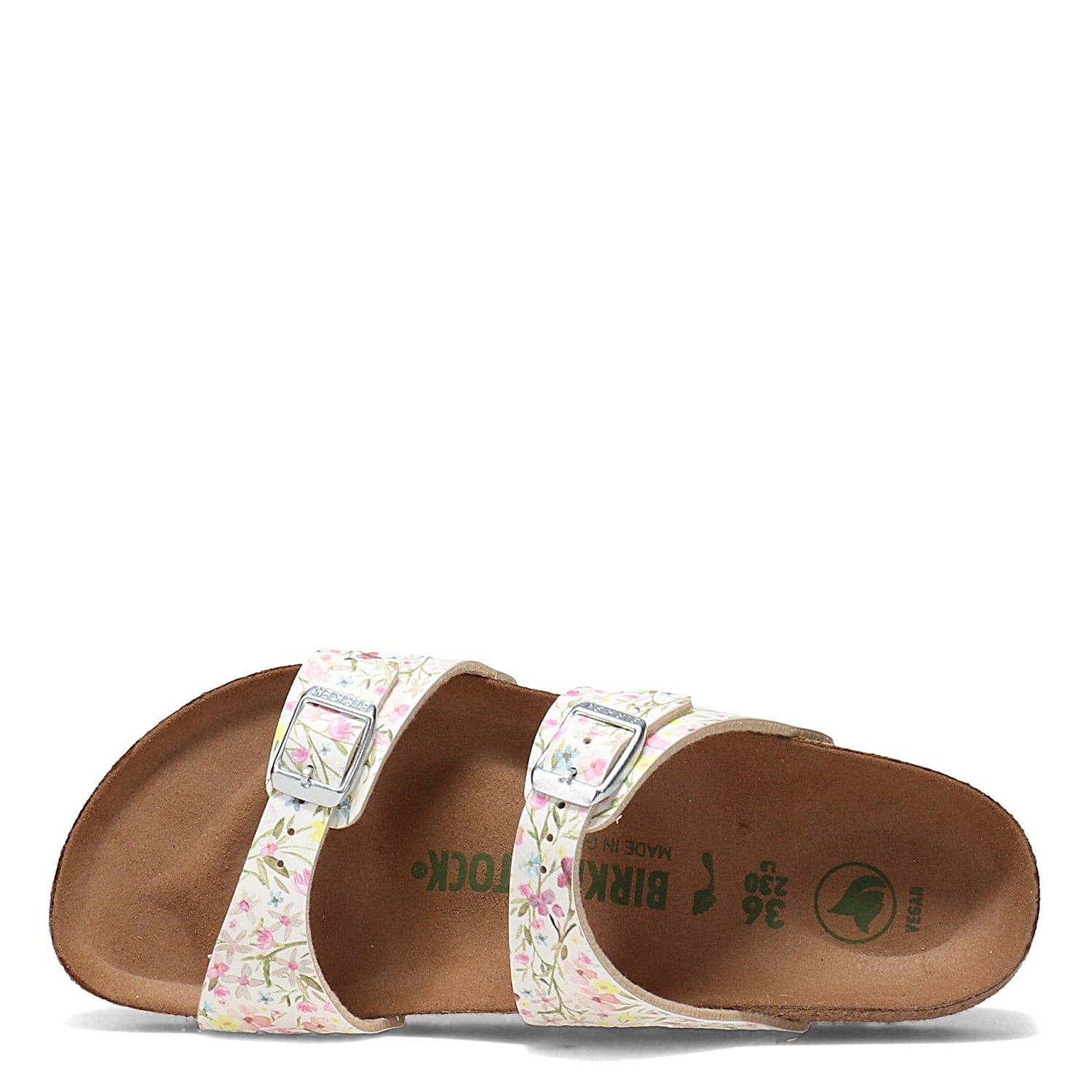Peltz Shoes  Women's Birkenstock Sydney Birko-Flor Slide Sandal - Narrow Width