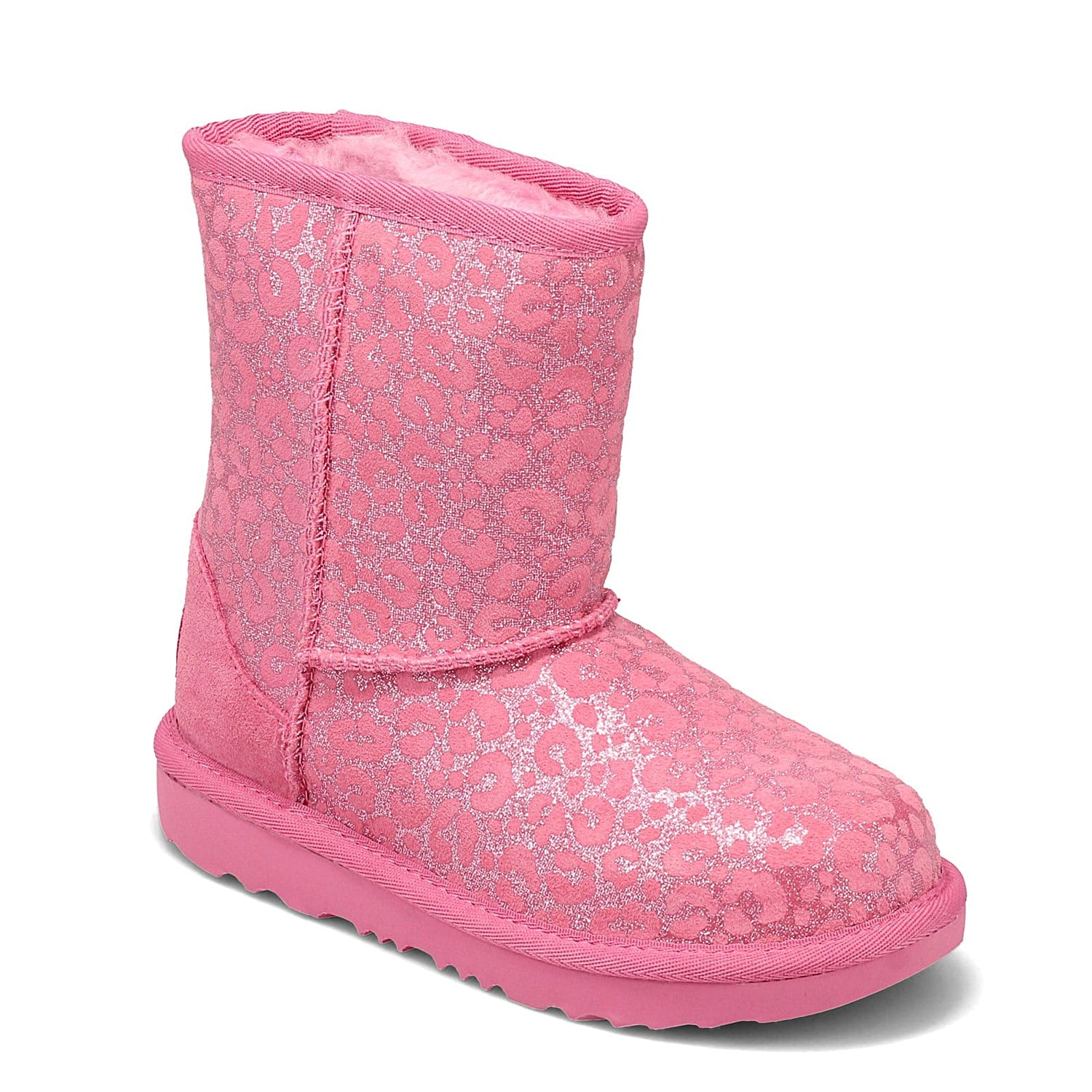 Peltz Shoes  Girl's Ugg Classic II Glitter Boot - Little Kid & Big Kid