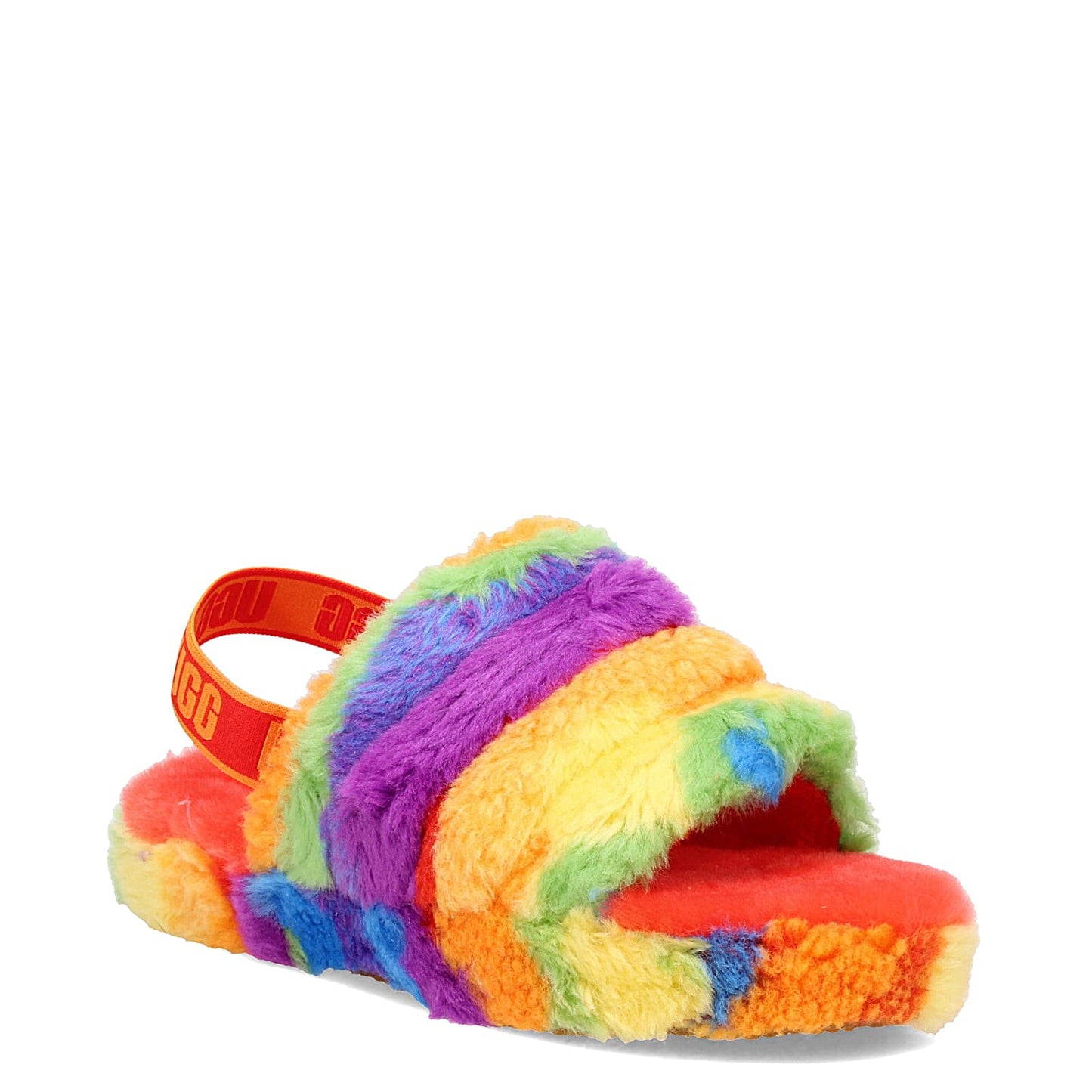 Peltz Shoes  Girl's Ugg Fluff Yeah Slide - Little Kid & Big Kid