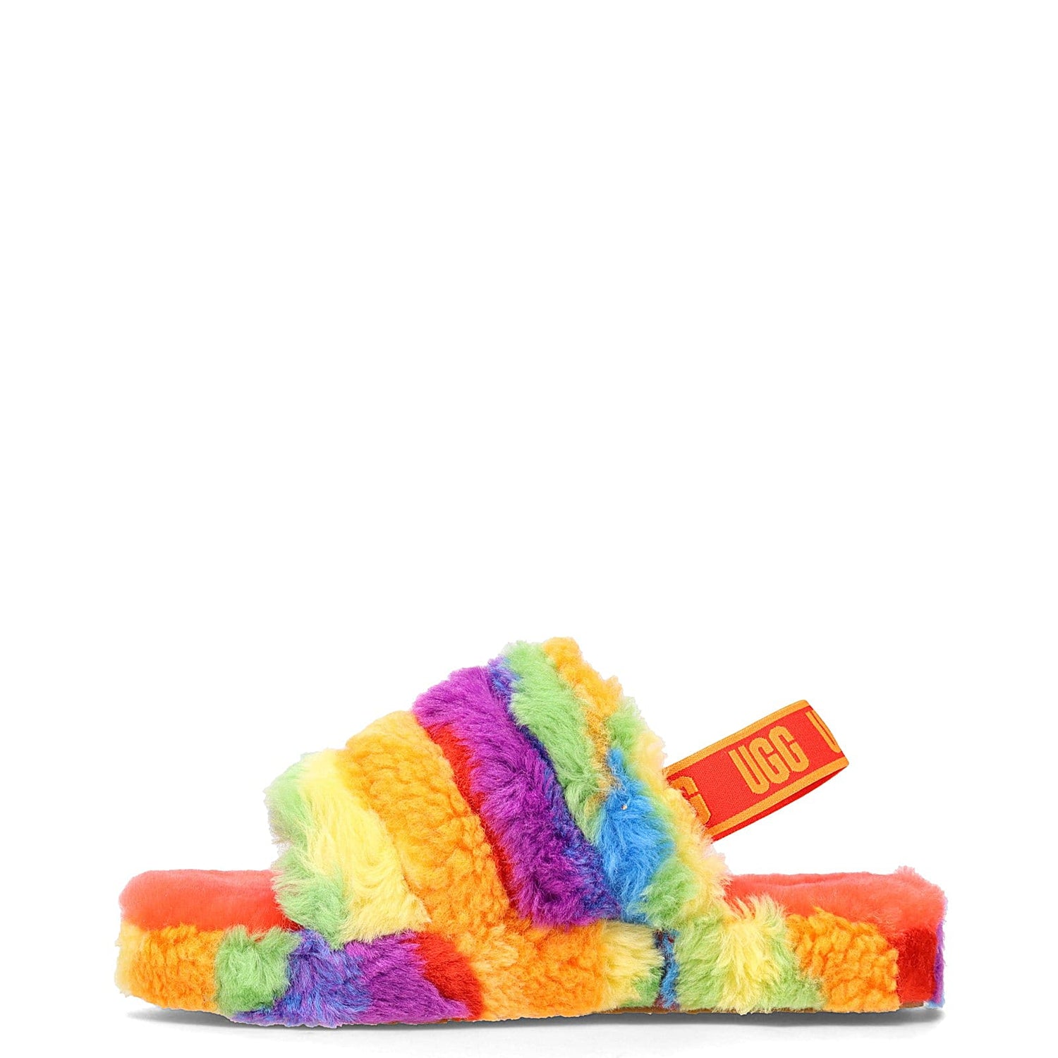 Peltz Shoes  Girl's Ugg Fluff Yeah Slide - Little Kid & Big Kid