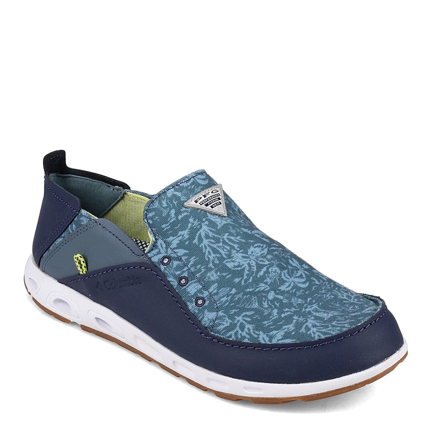 Peltz Shoes  Men's Columbia Bahama Vent PFG Slip-On Boat Shoe