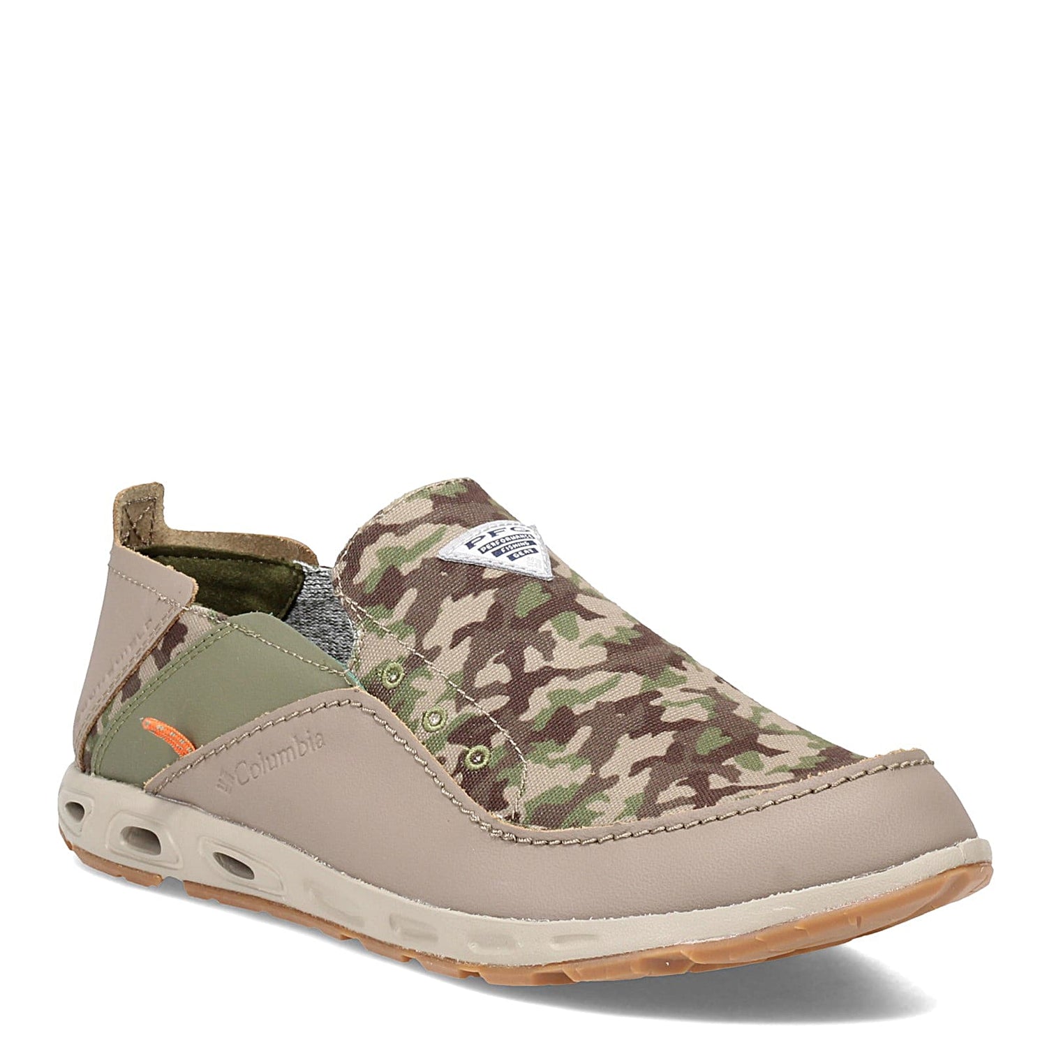 Peltz Shoes  Men's Columbia Bahama Vent PFG Slip on Boat Shoe - Wide Width