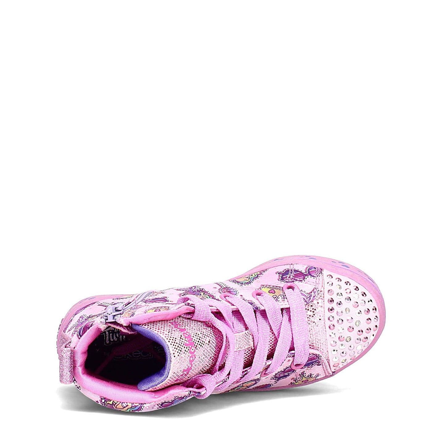 Peltz Shoes  Girl's Skechers S Lights: Twi-Lites - Mermaid Party Sneaker - Little Kid
