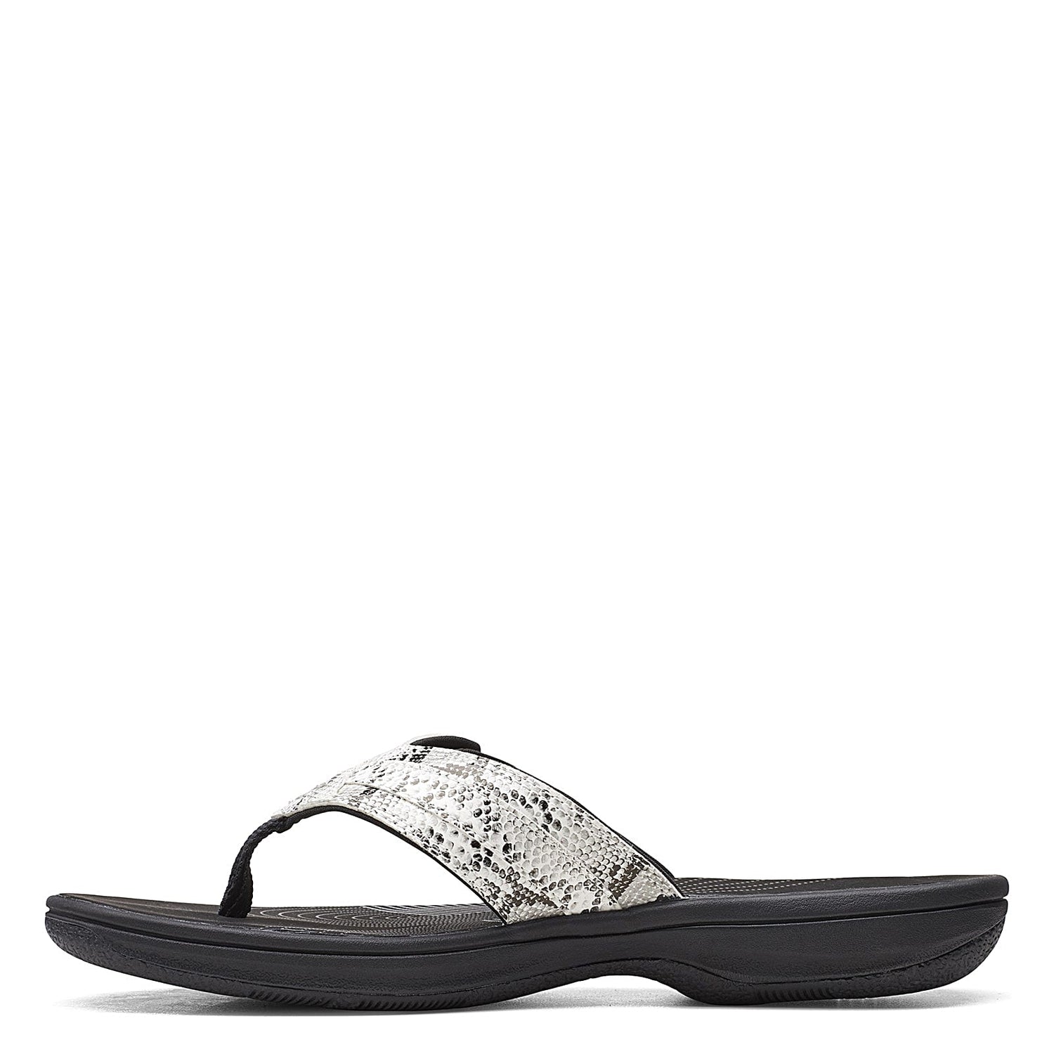 Peltz Shoes  Women's Clarks Breeze Sea Sandal