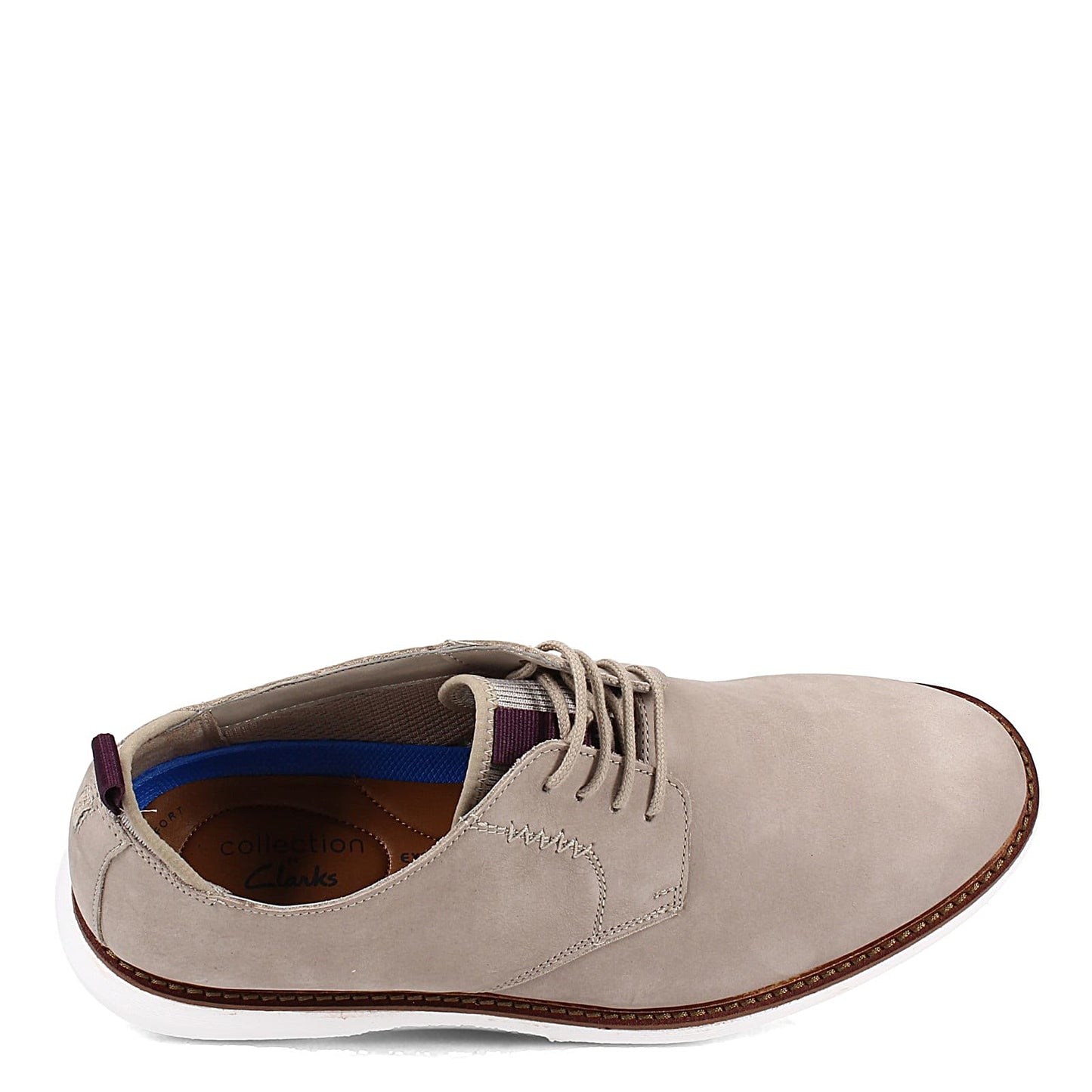 Peltz Shoes  Men's Clarks Brantin Low Plain Oxford