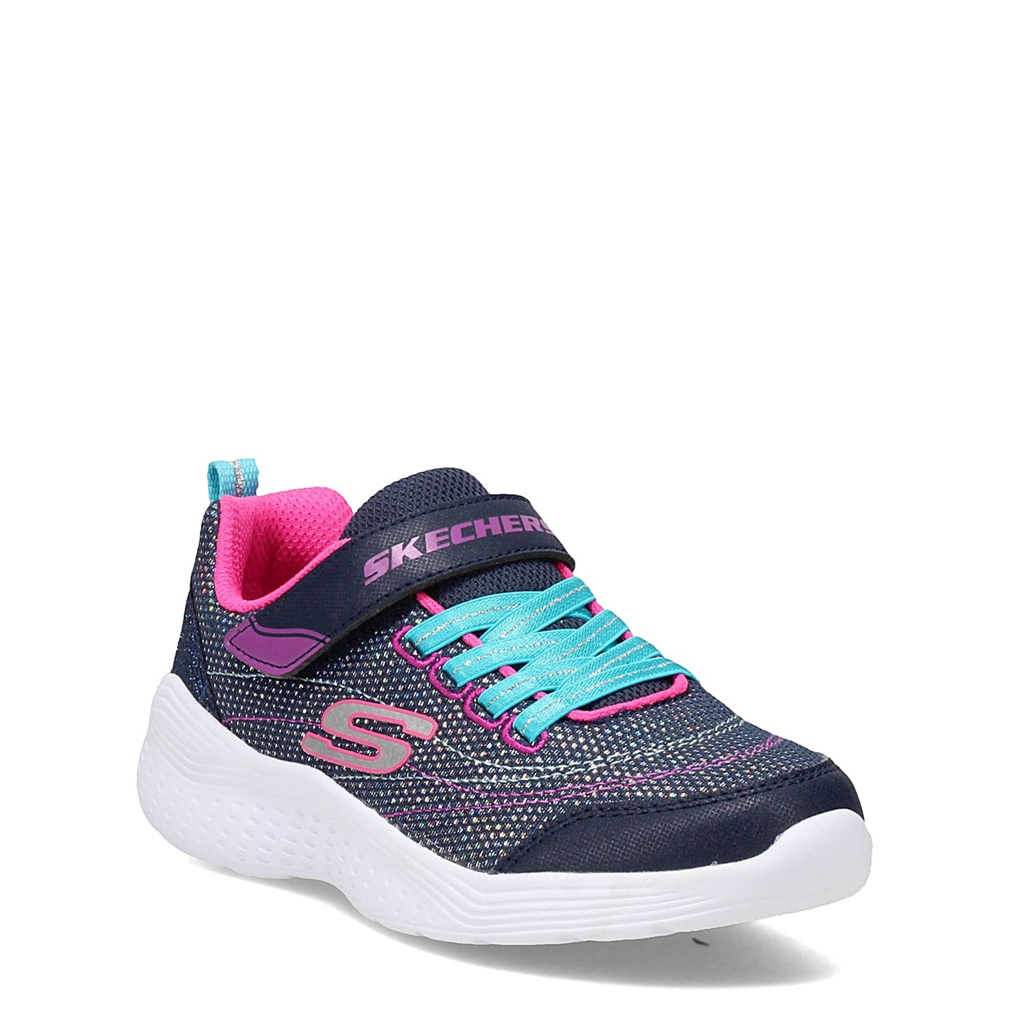 Peltz Shoes  Girl's Skechers Snap Sprints - Eternal Shine Sneaker - Little Kid