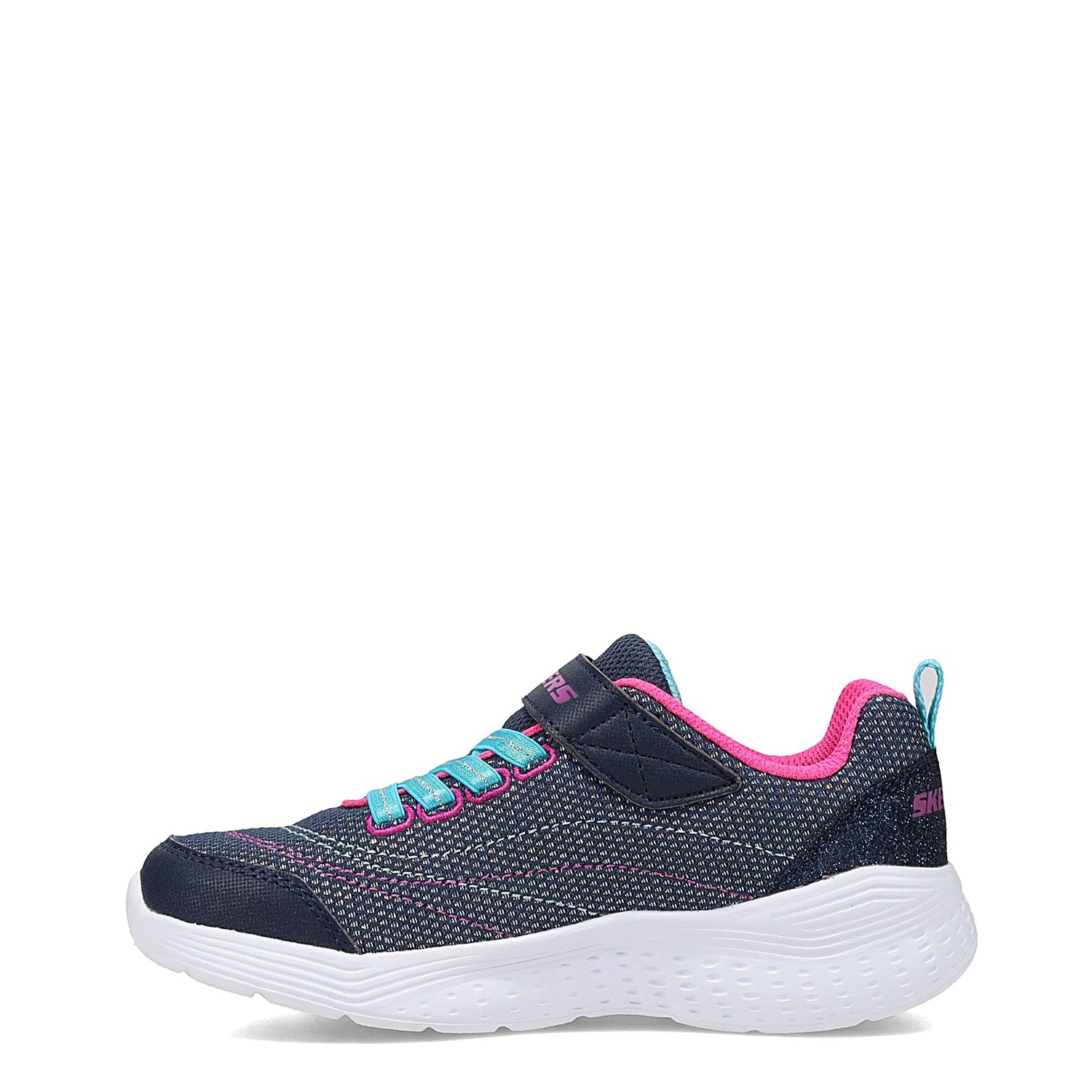 Peltz Shoes  Girl's Skechers Snap Sprints - Eternal Shine Sneaker - Little Kid