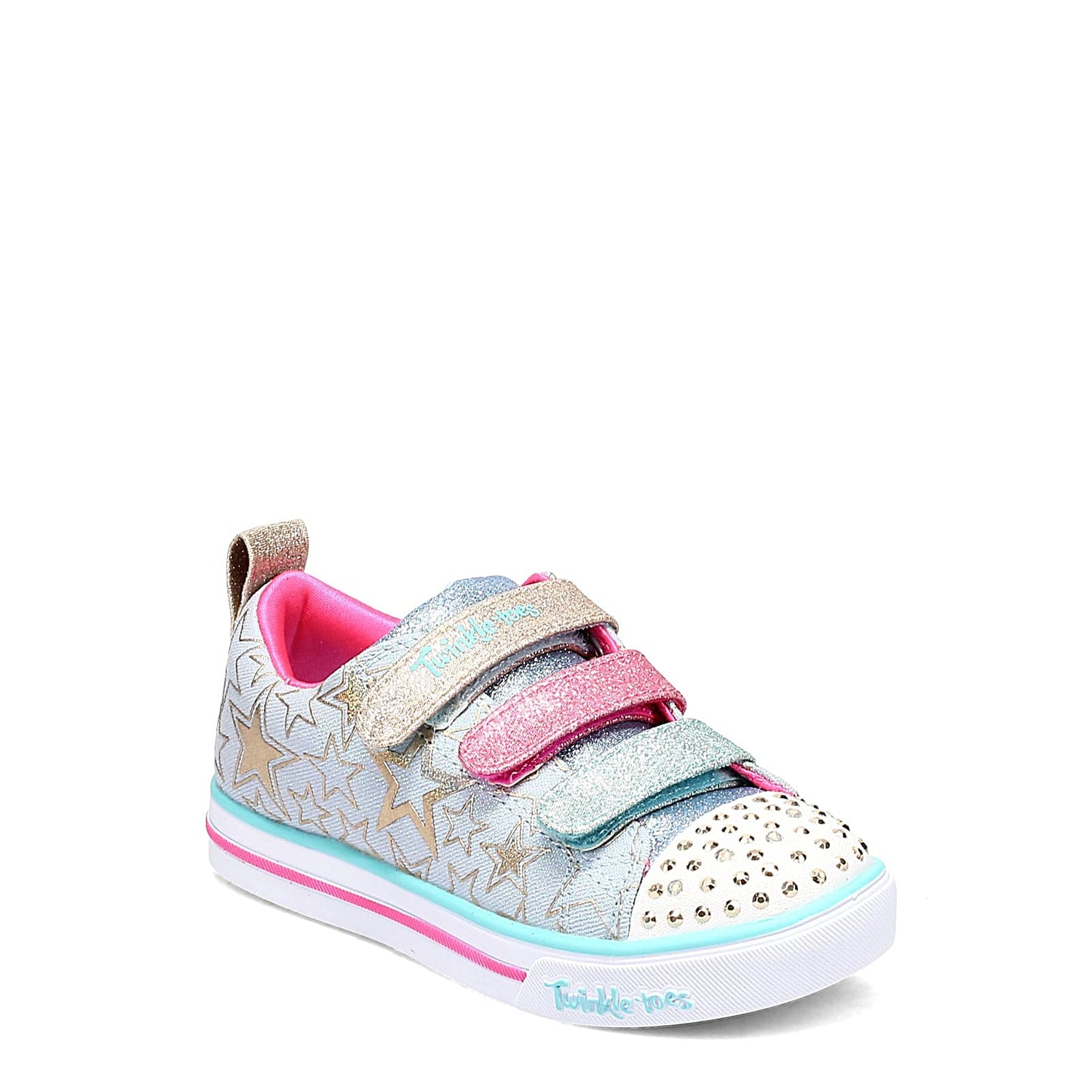 Peltz Shoes  Girl's Skechers Twinkle Toes: Sparkle Lite - Stars The Limit Sneaker - Little Kid