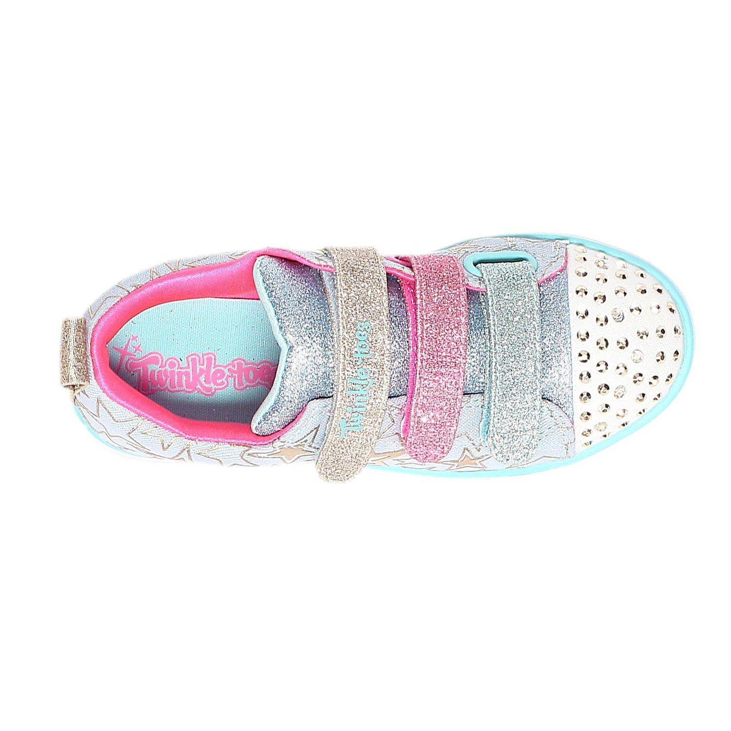 Peltz Shoes  Girl's Skechers Twinkle Toes: Sparkle Lite - Stars The Limit Sneaker - Little Kid
