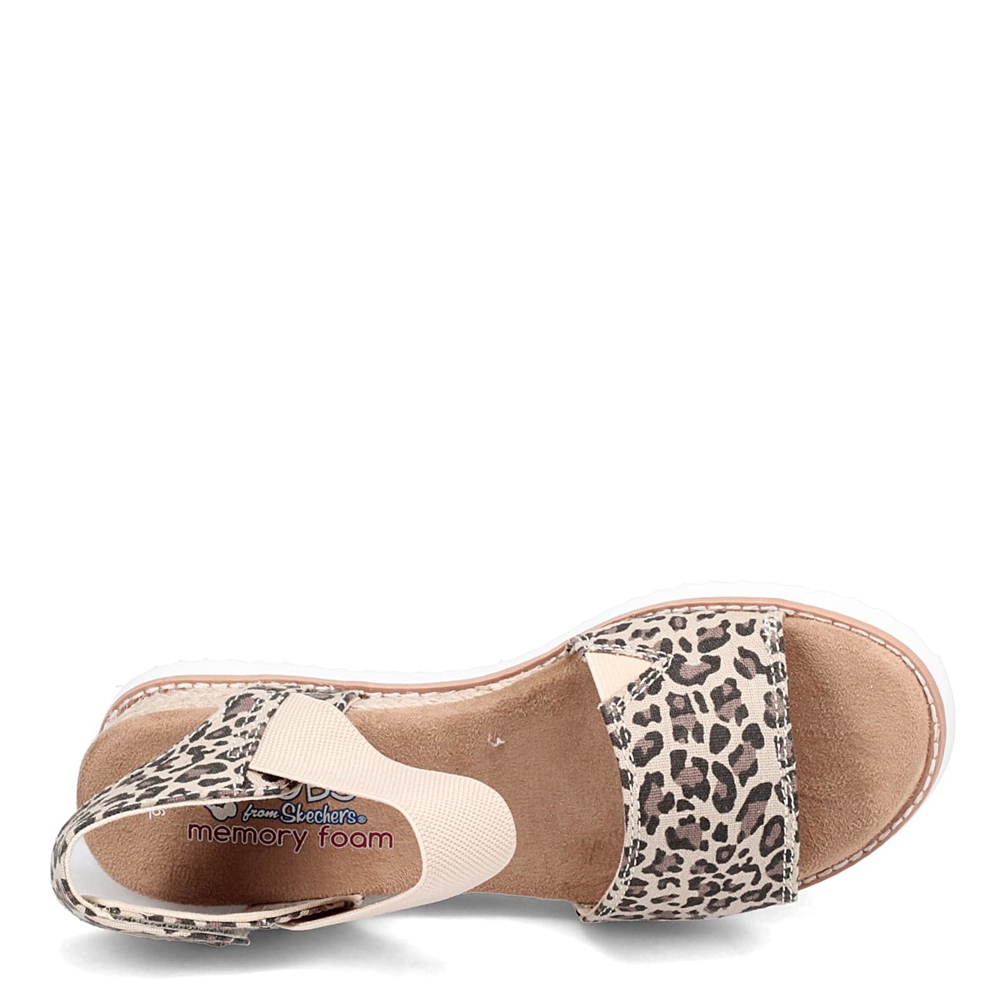 Peltz Shoes  Women's Skechers BOBS: Desert Kiss Tiger's Eye Sandal