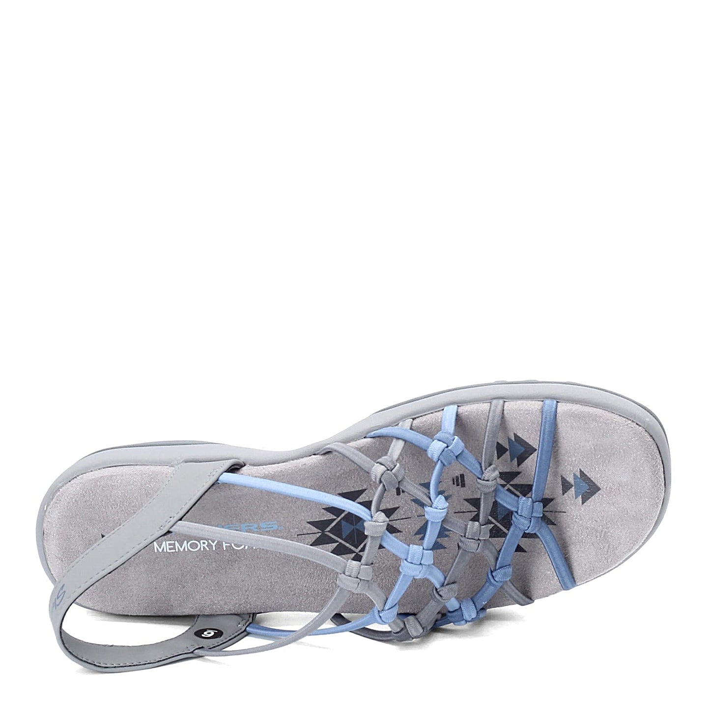 Peltz Shoes  Women's Skechers Reggae Slim -  Forget Me Knot Sandal