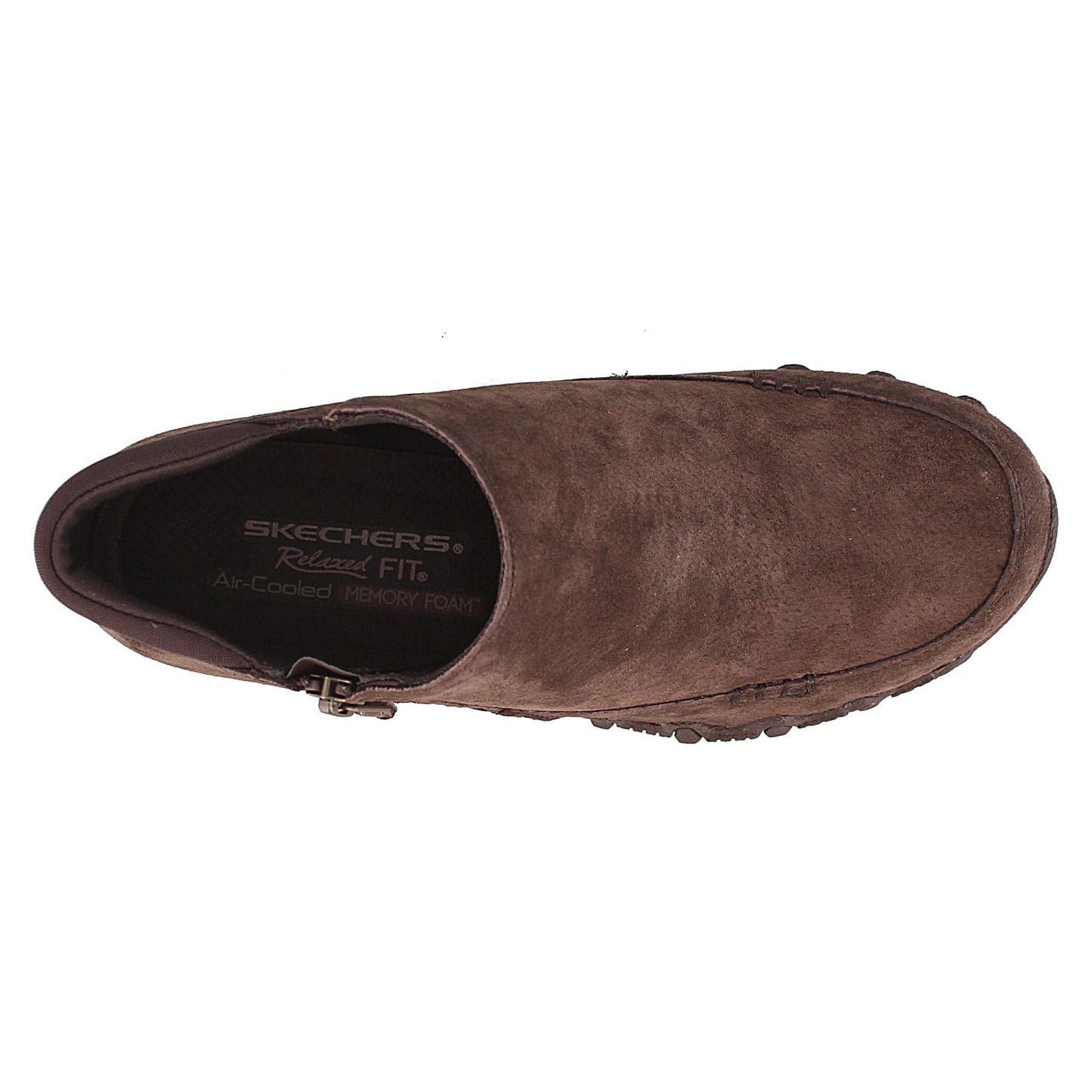 Peltz Shoes  SKECHERS WOMENS USA BIKERS ZIPPIEST ANKLE BOOTIES