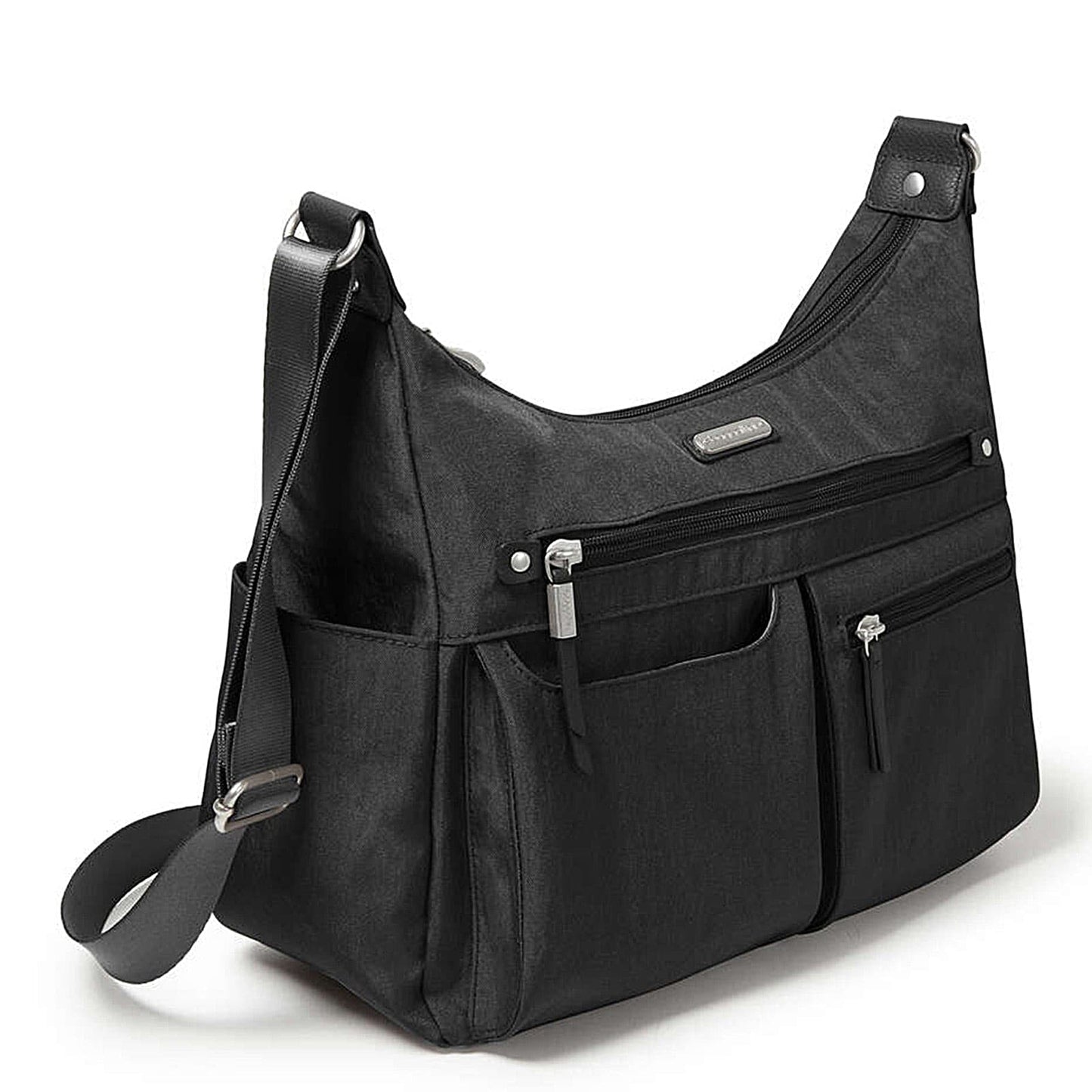 Peltz Shoes  Women's Baggalini Anywhere Large Hobo Tote with RFID Phone Wristlet