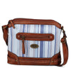 Peltz Shoes  Women's b.o.c Madison Stripe Crossbody Handbag