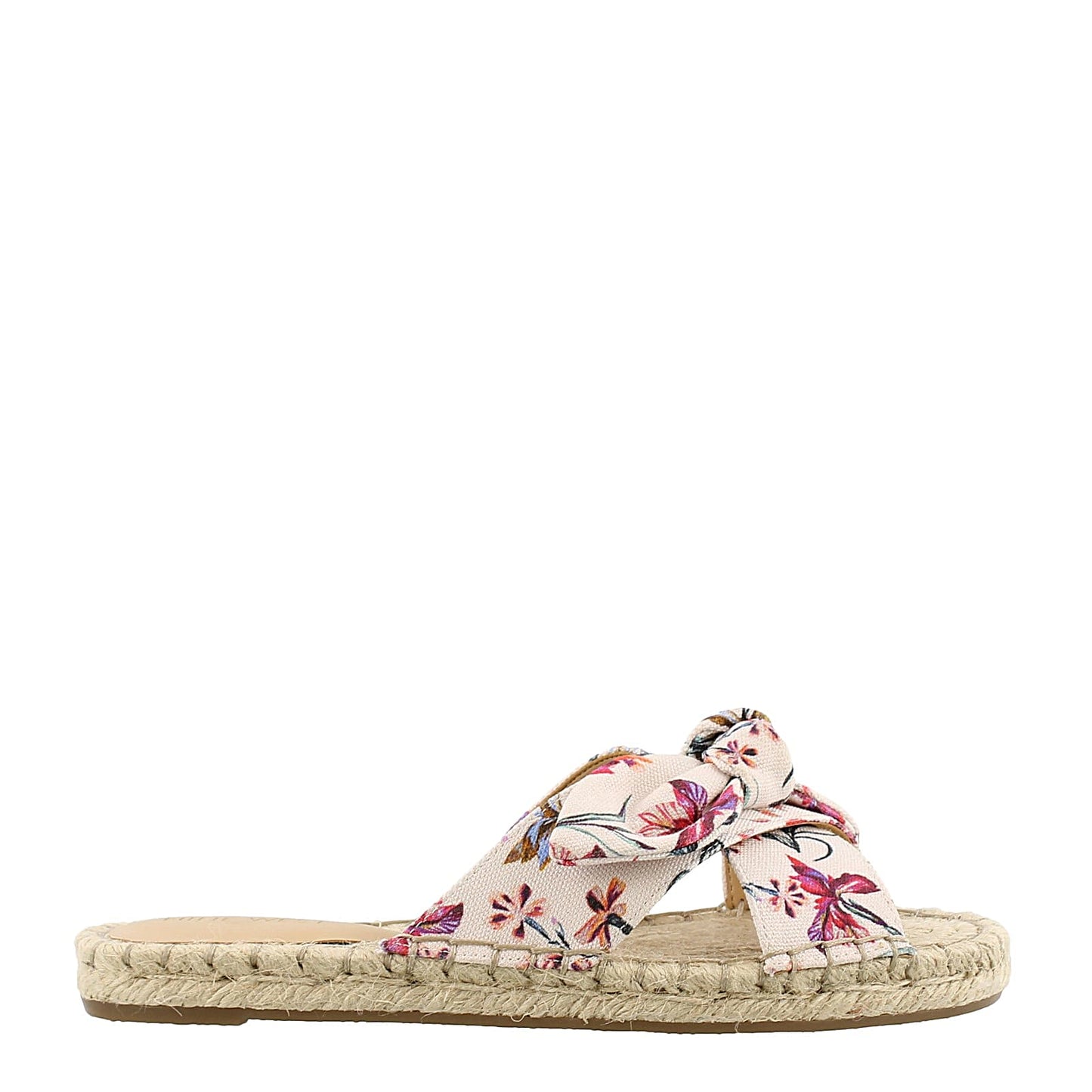 Peltz Shoes  Women's Nine West Brielle Espadrille Slide Sandal