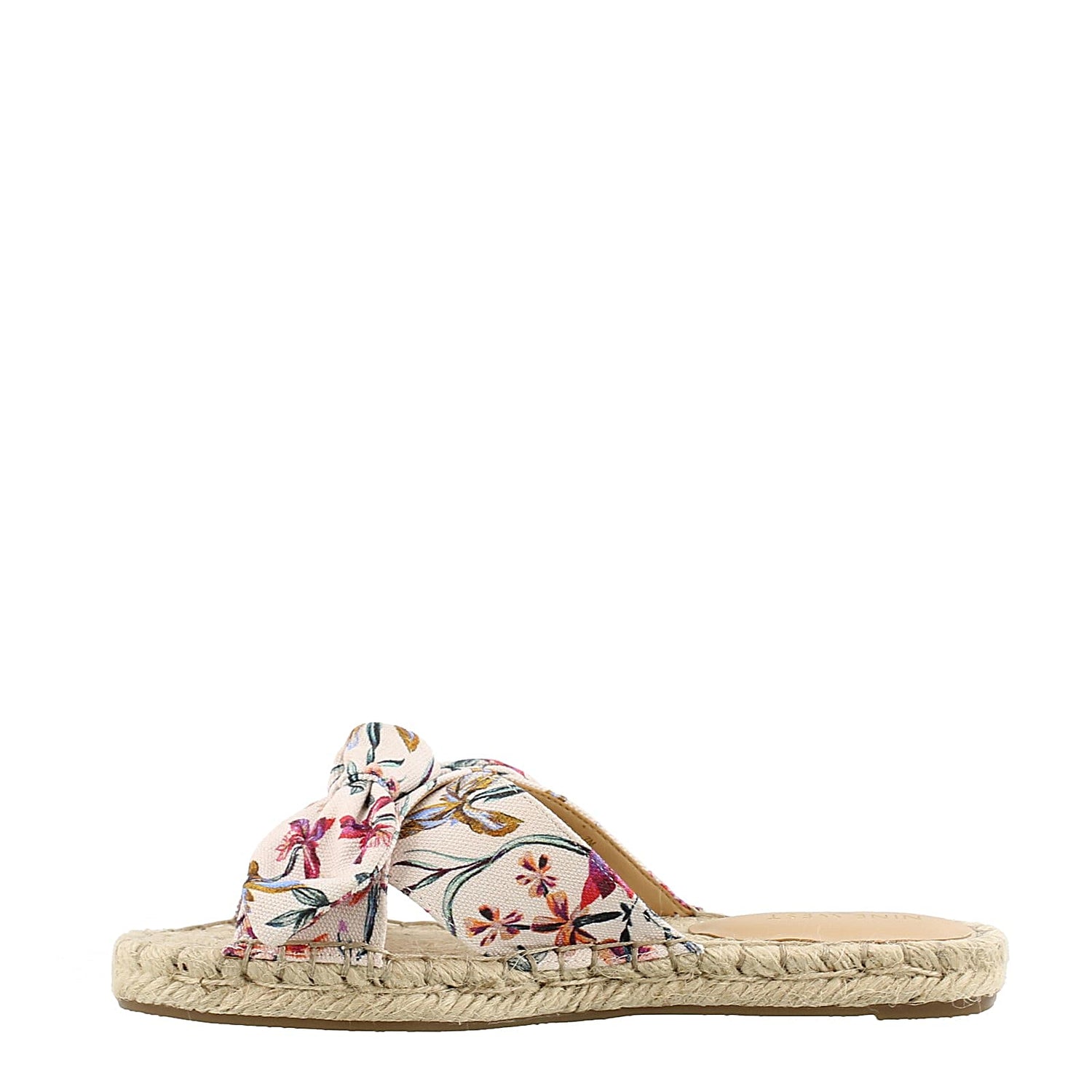 Peltz Shoes  Women's Nine West Brielle Espadrille Slide Sandal