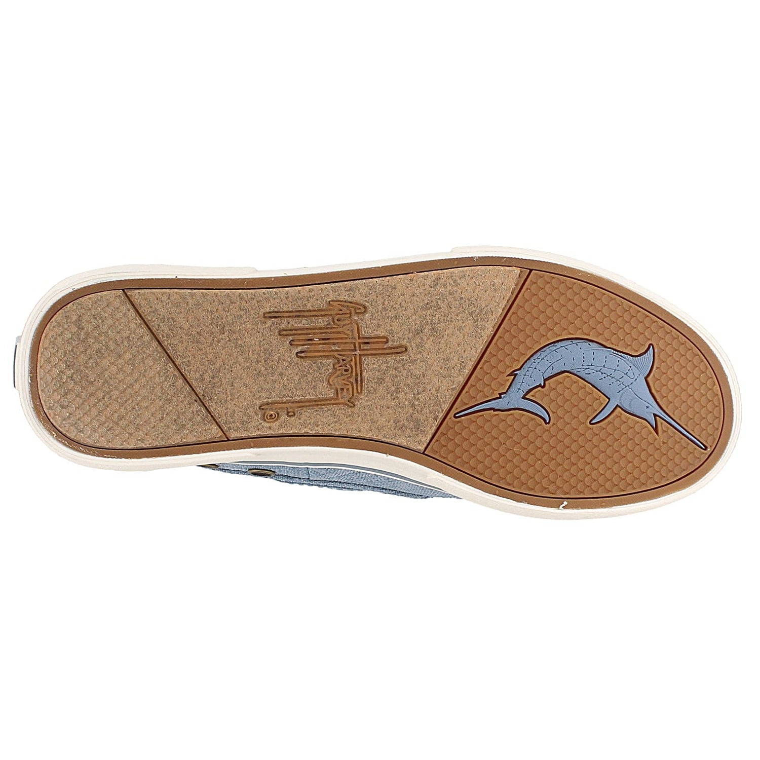 Peltz Shoes  Women's Guy Harvey Gulf Canvas Boat Shoe