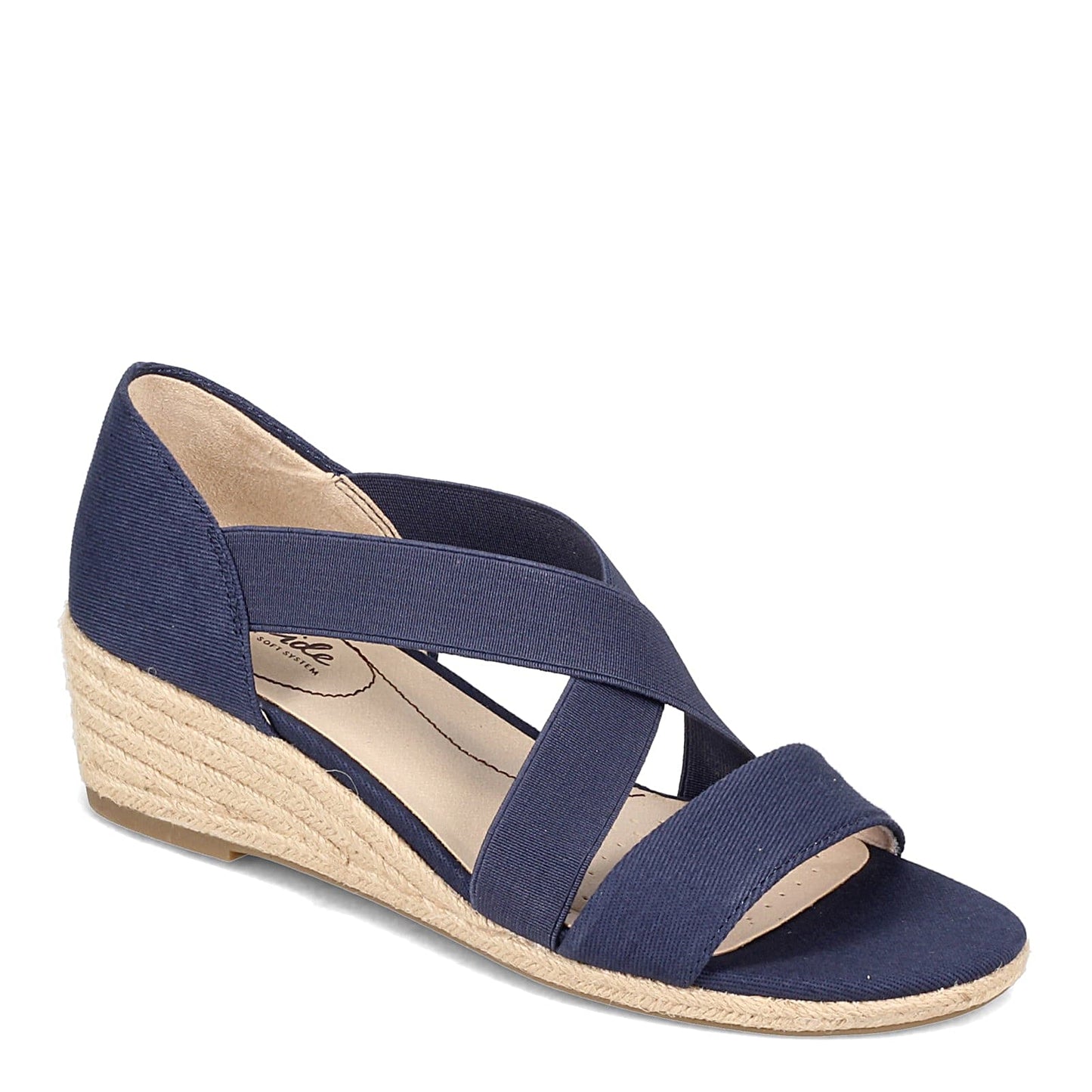 Peltz Shoes  Women's Lifestride Siesta Wedge Sandal
