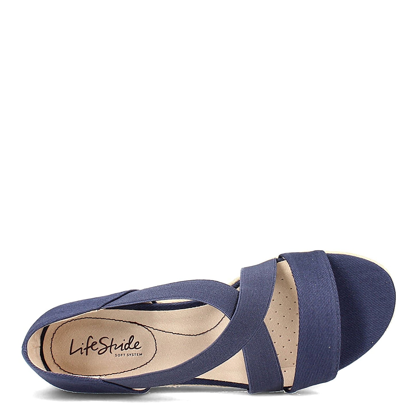 Peltz Shoes  Women's Lifestride Siesta Wedge Sandal