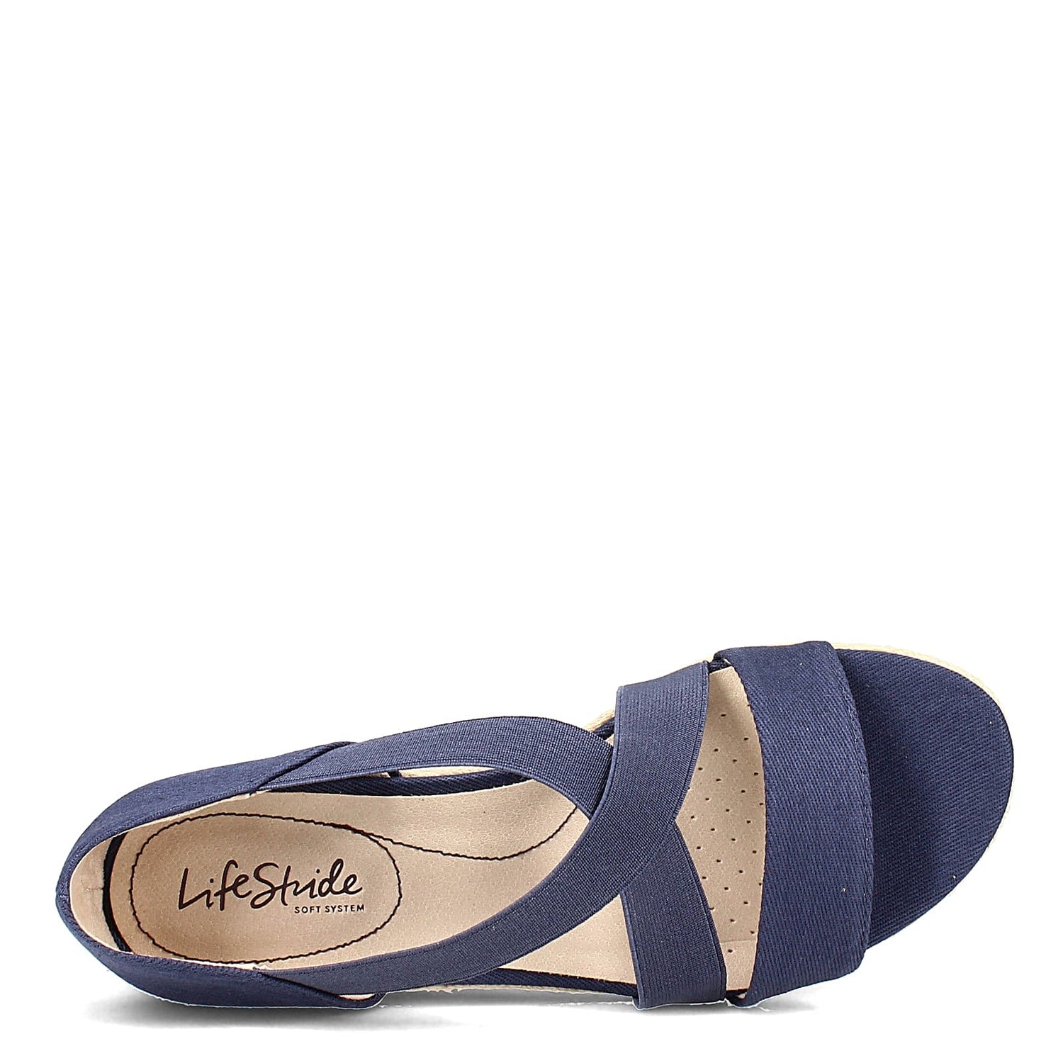 Peltz Shoes  Women's Lifestride Siesta Wedge Sandal