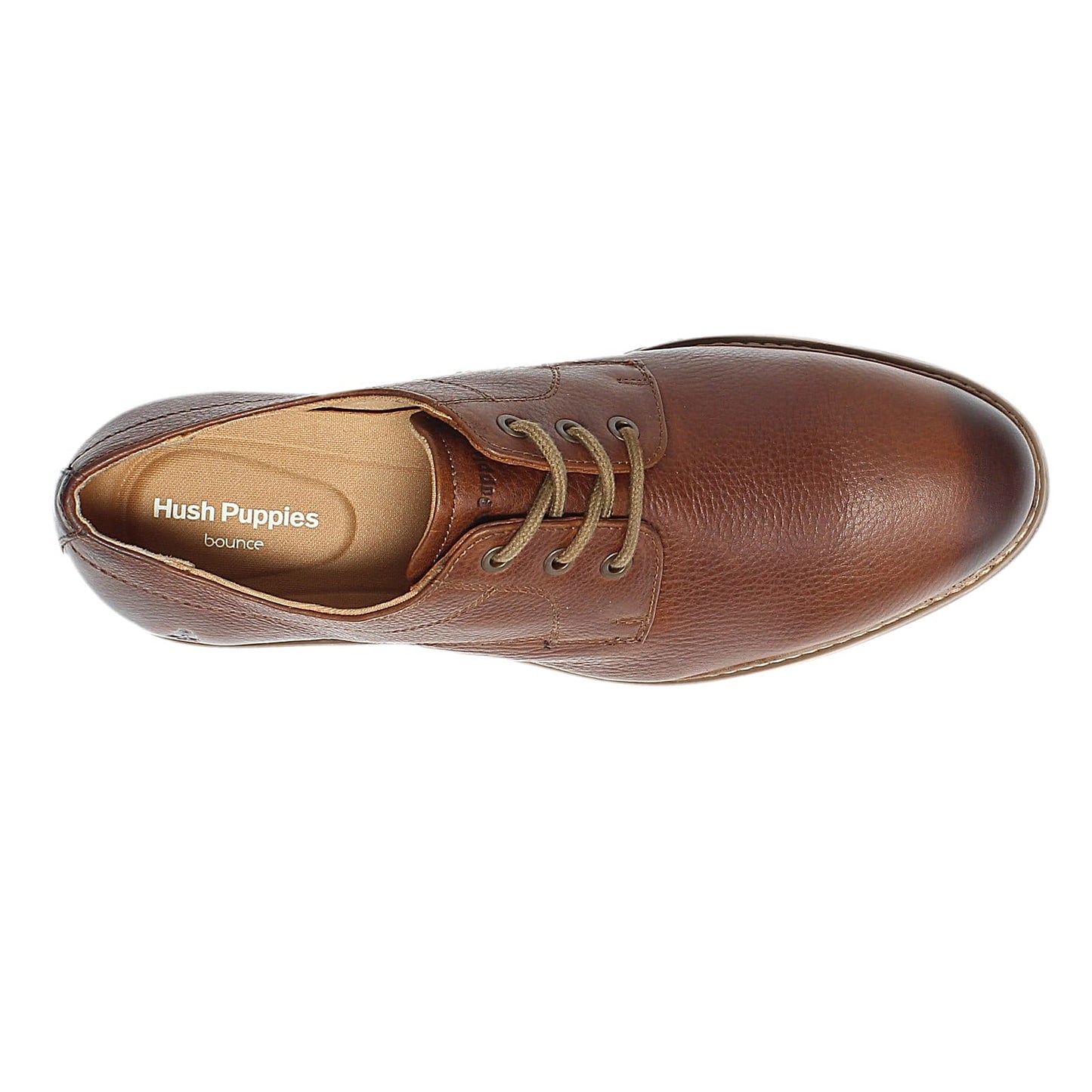 Peltz Shoes  Men's Hush Puppies Detroit Plain Toe Oxford