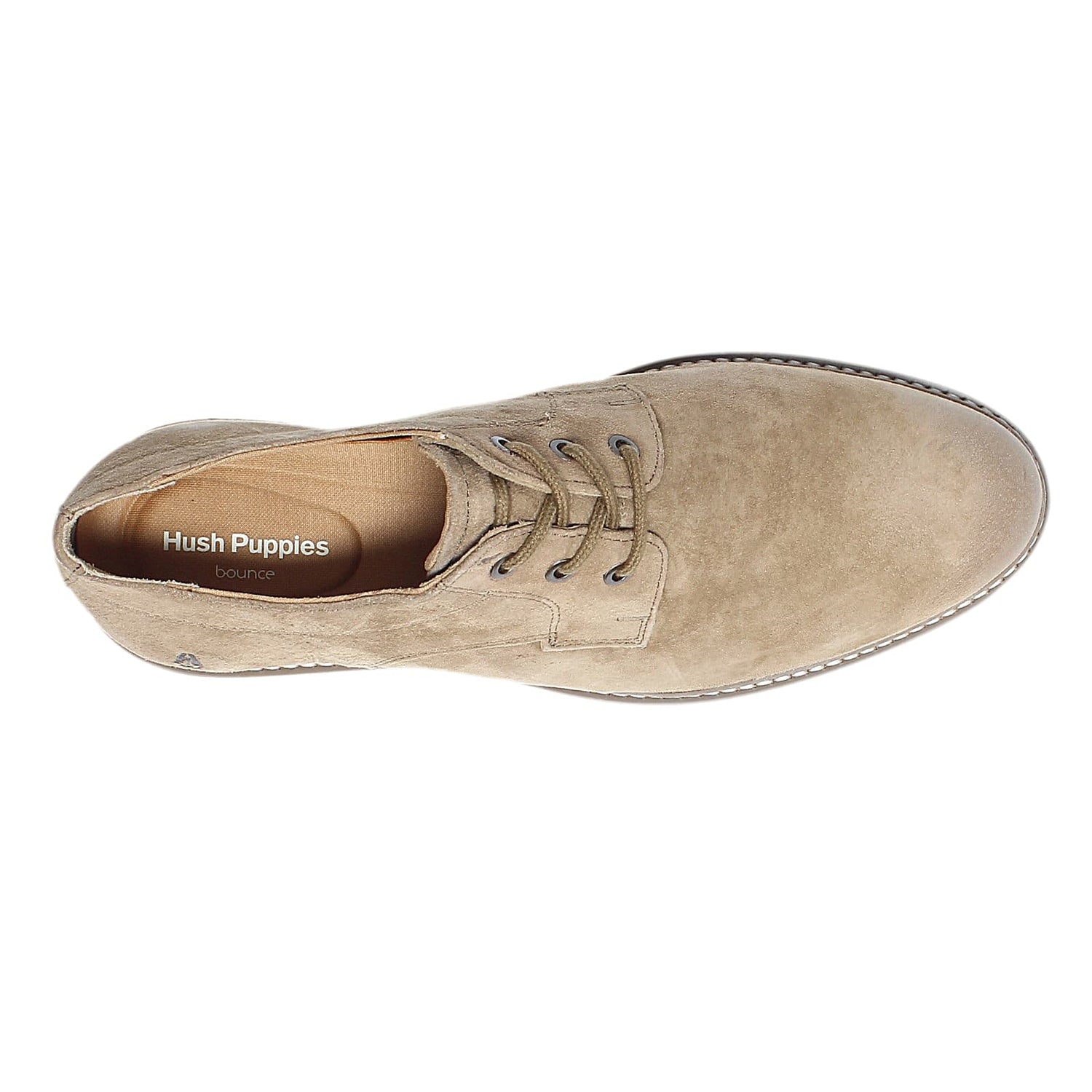 Peltz Shoes  Men's Hush Puppies Detroit Plain Toe Oxford