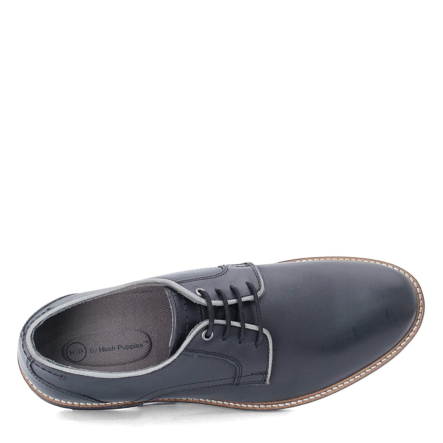 Peltz Shoes  Men's Hush Puppies Giles Plain Toe Oxford