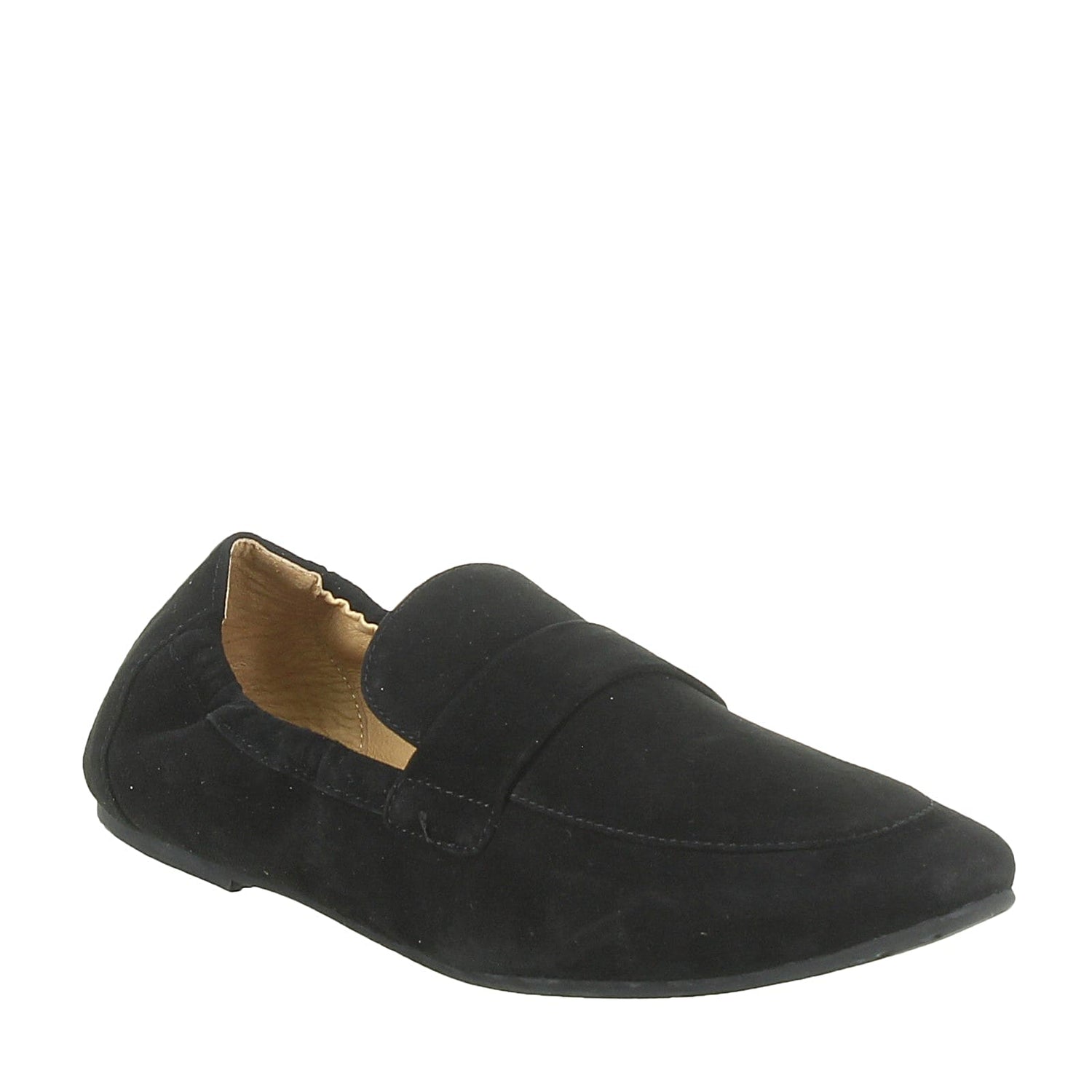 Peltz Shoes  Women's Chocolate Blu Ida Slip On