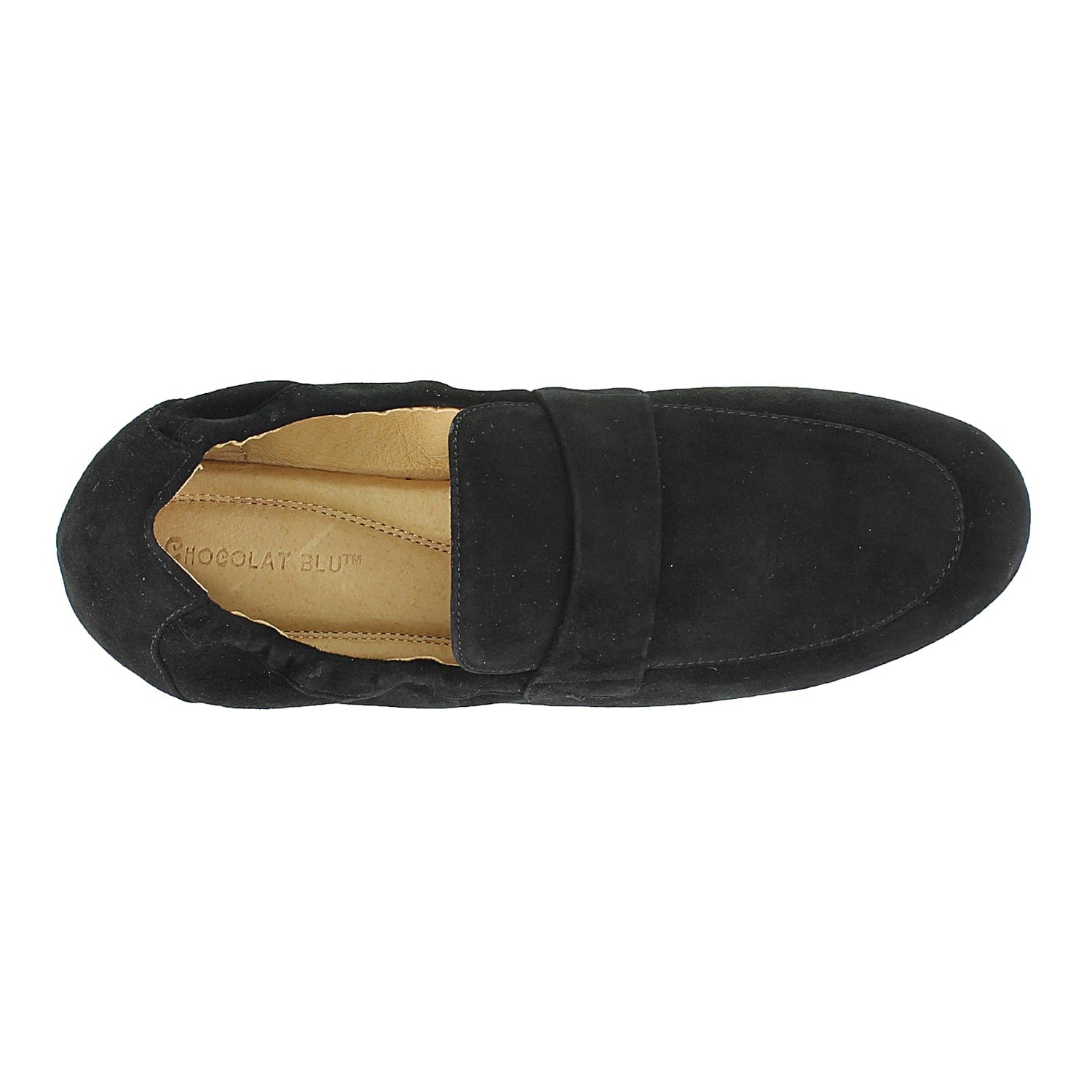 Peltz Shoes  Women's Chocolate Blu Ida Slip On
