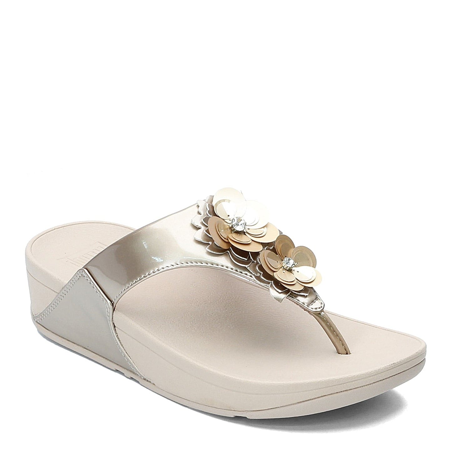 Peltz Shoes  Women's FitFlop Lulu Flower Thong Sandal
