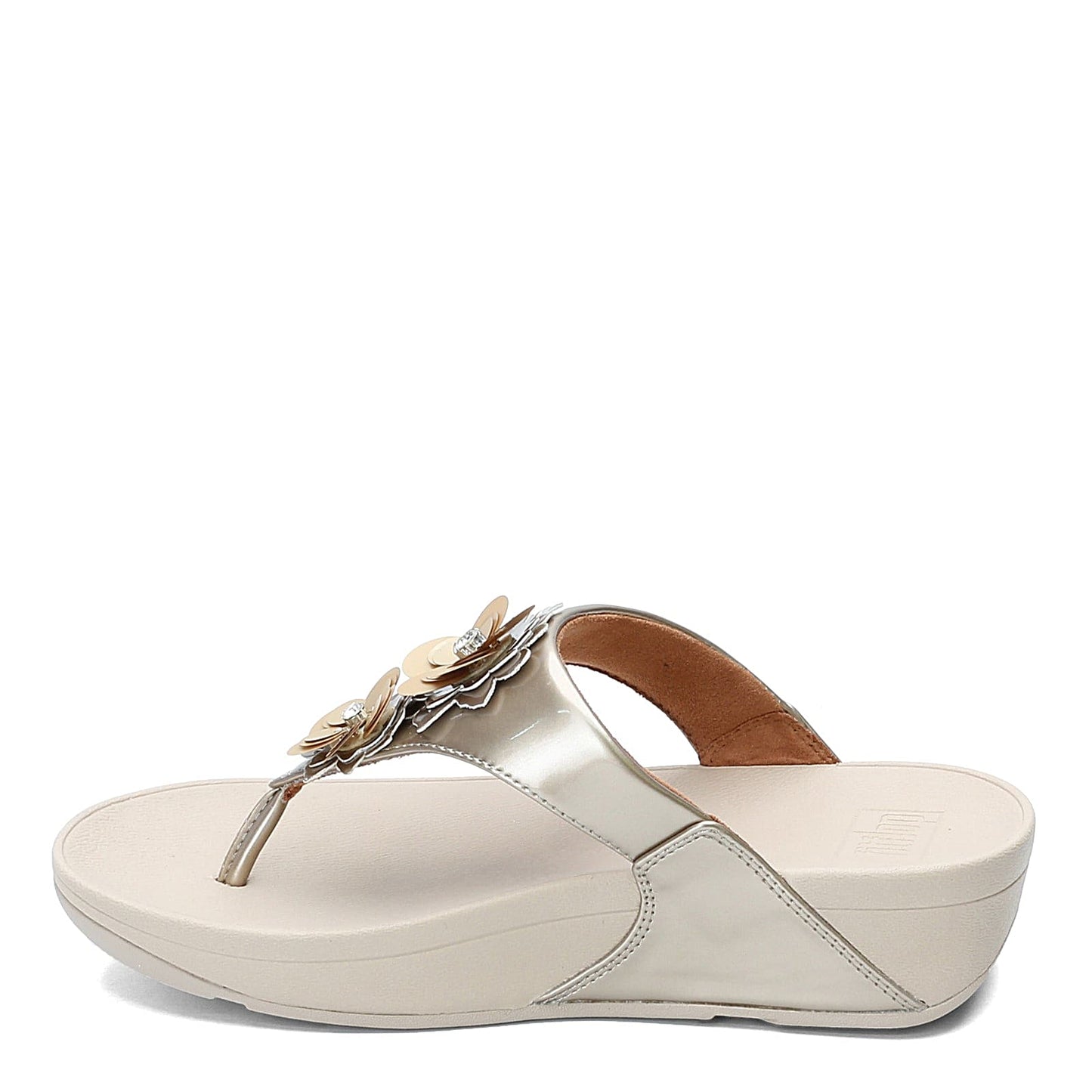 Peltz Shoes  Women's FitFlop Lulu Flower Thong Sandal