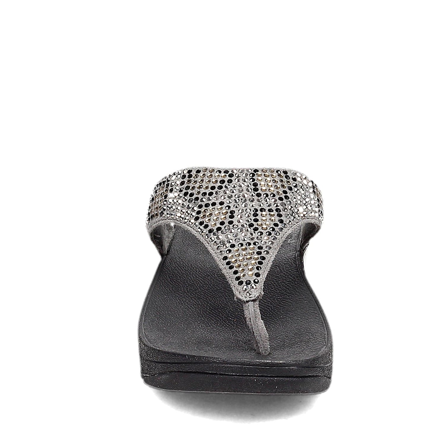 Peltz Shoes  Women's FitFlop Lulu Crystal Thong Sandal