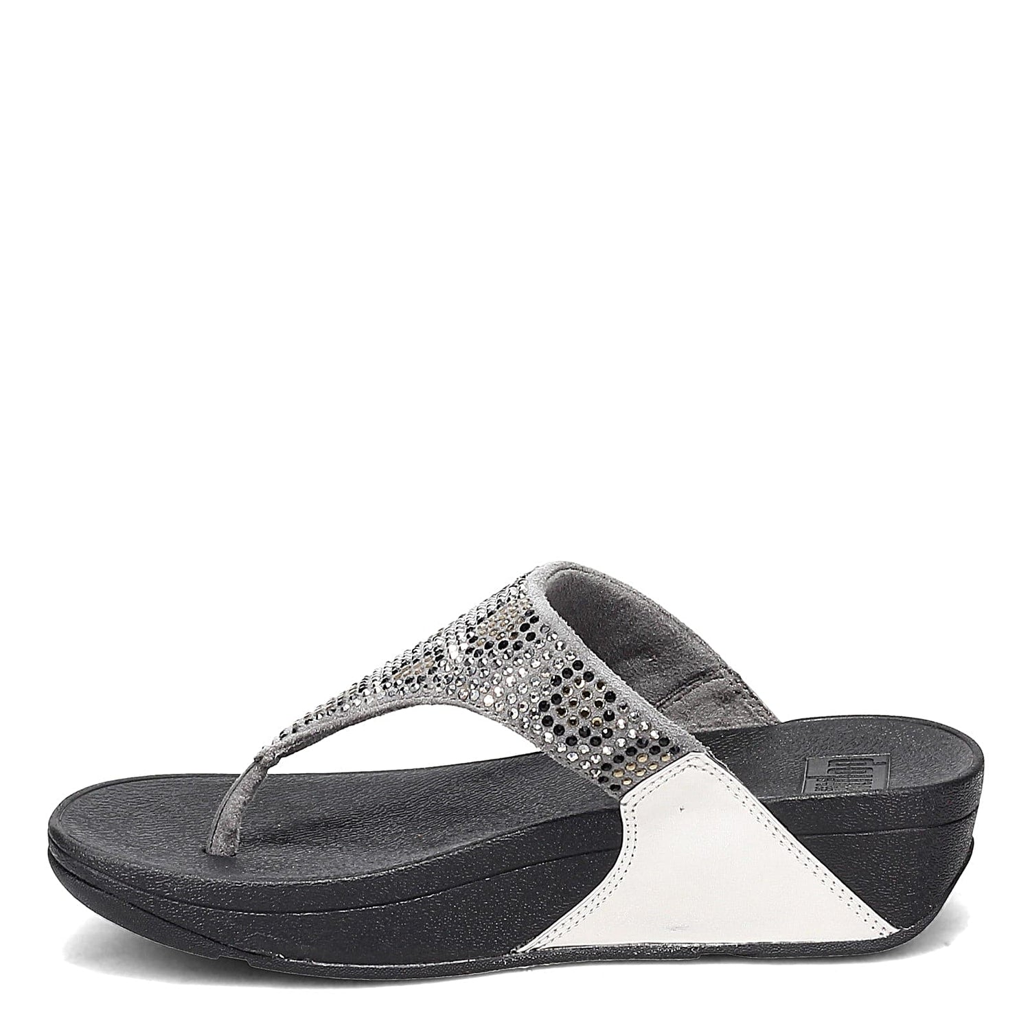 Peltz Shoes  Women's FitFlop Lulu Crystal Thong Sandal