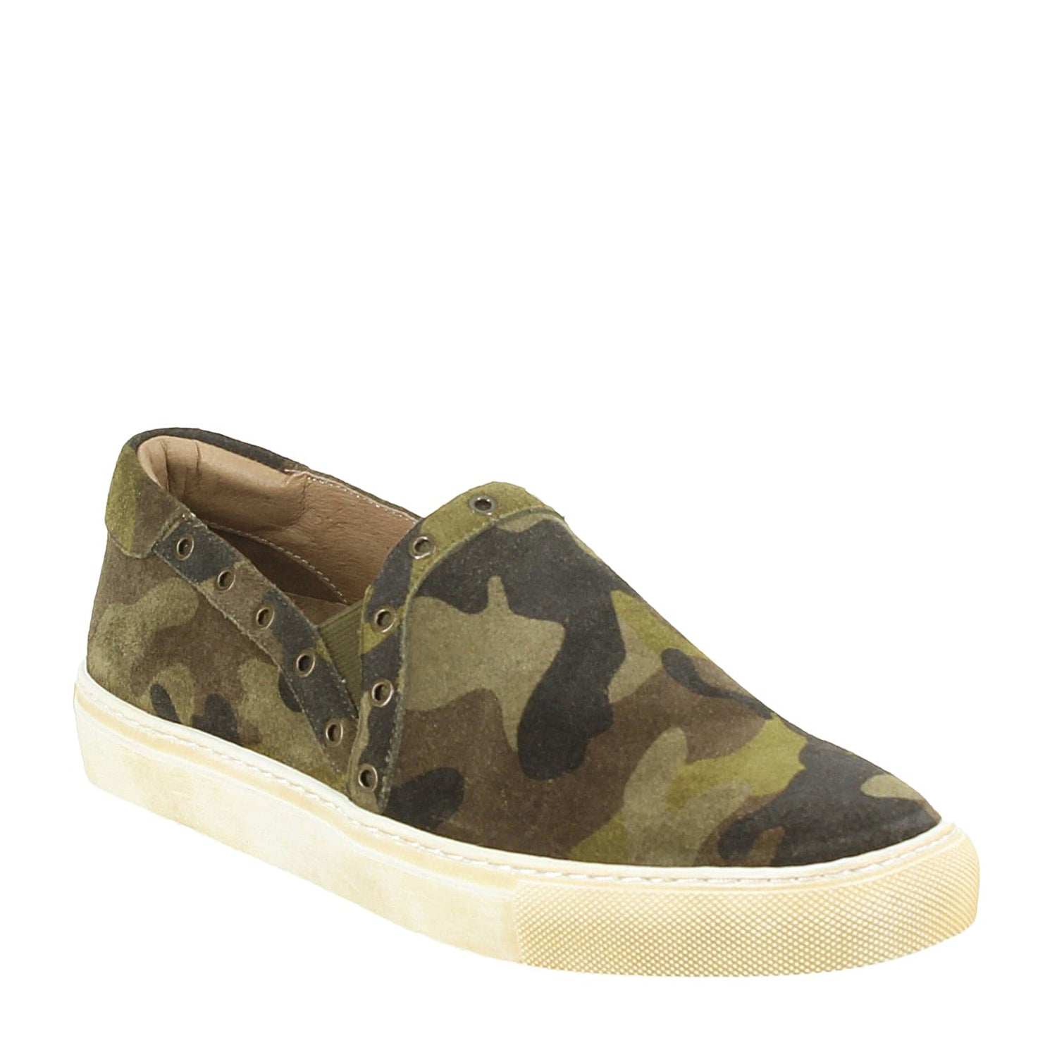 Peltz Shoes  Women's Chocolate Blu Noella Sneaker
