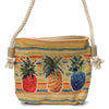 Peltz Shoes  Women's Sun 'N' Sand Antique 3 Pineapple Crossbody