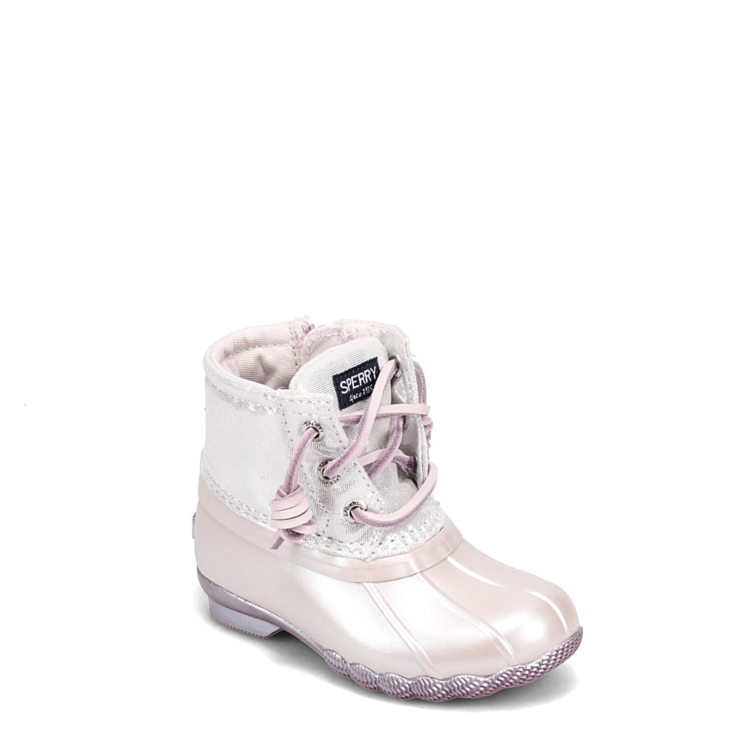 Peltz Shoes  Girl's Sperry Saltwater Rain Boot - Toddler & Little Kid