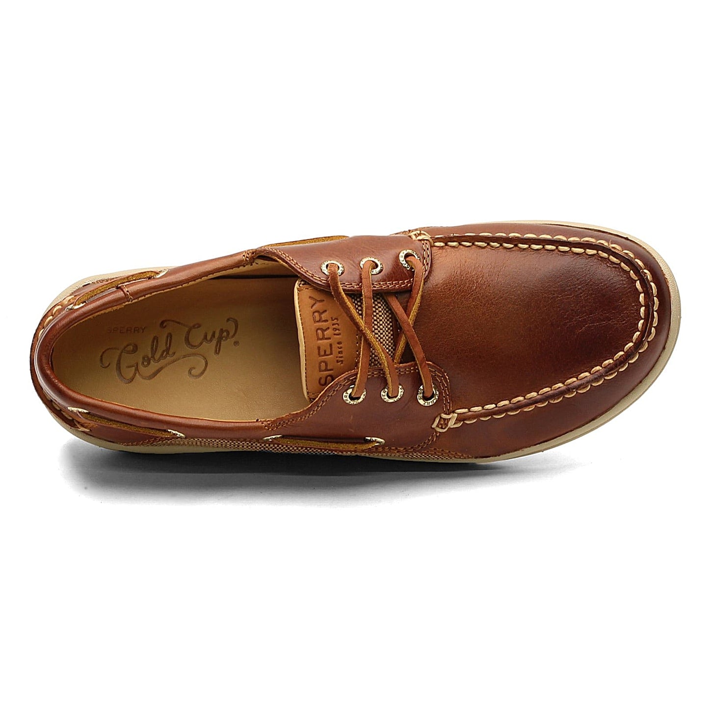 Peltz Shoes  Men's Sperry Gold Cup Gamefish 3-Eye Boat Shoe