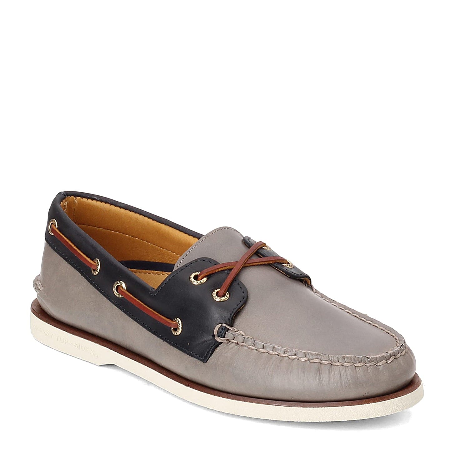 Peltz Shoes  Men's Gold Cup Authentic Original Cross Lace Boat Shoe
