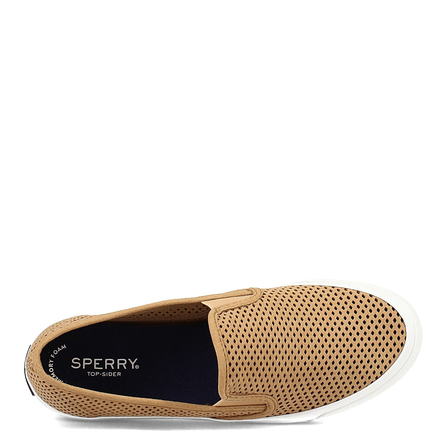 Peltz Shoes  Women's Sperry Seaside Perf Slip-On