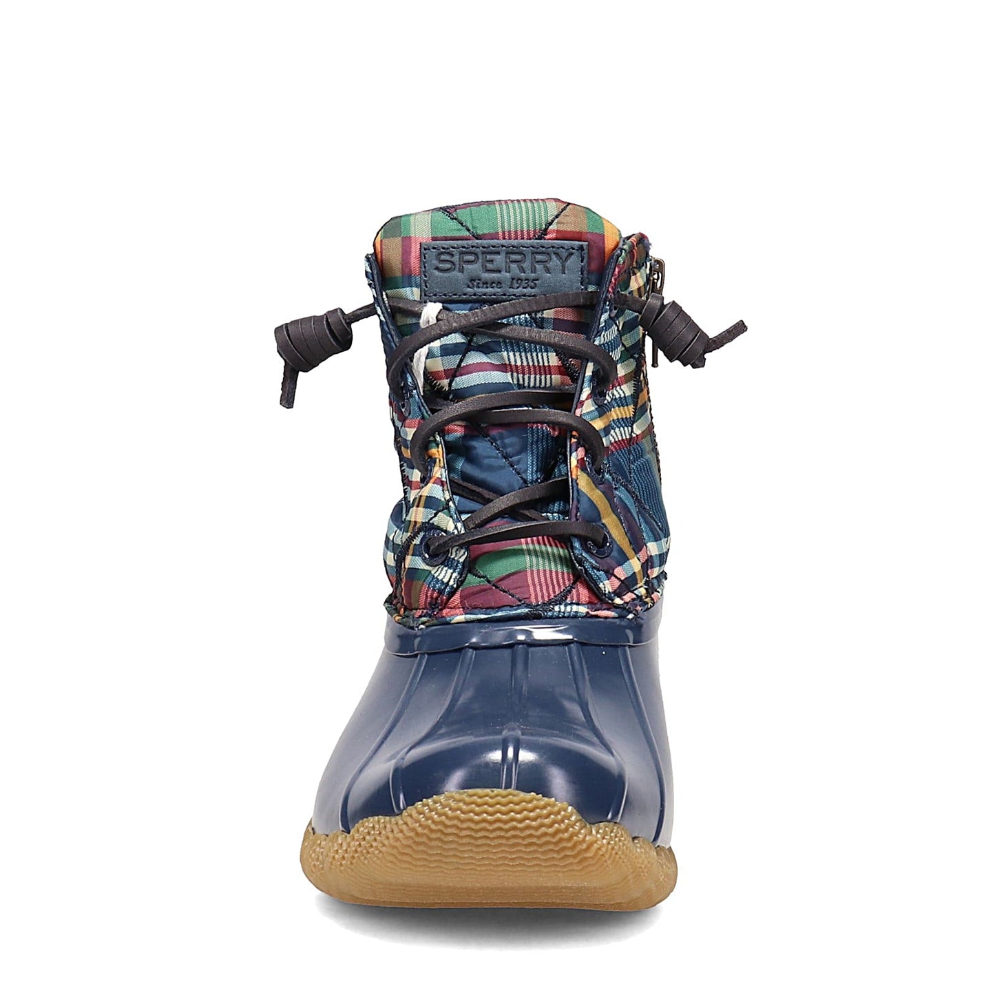Peltz Shoes  Women's Sperry Saltwater Quilted Nylon Rain Boot
