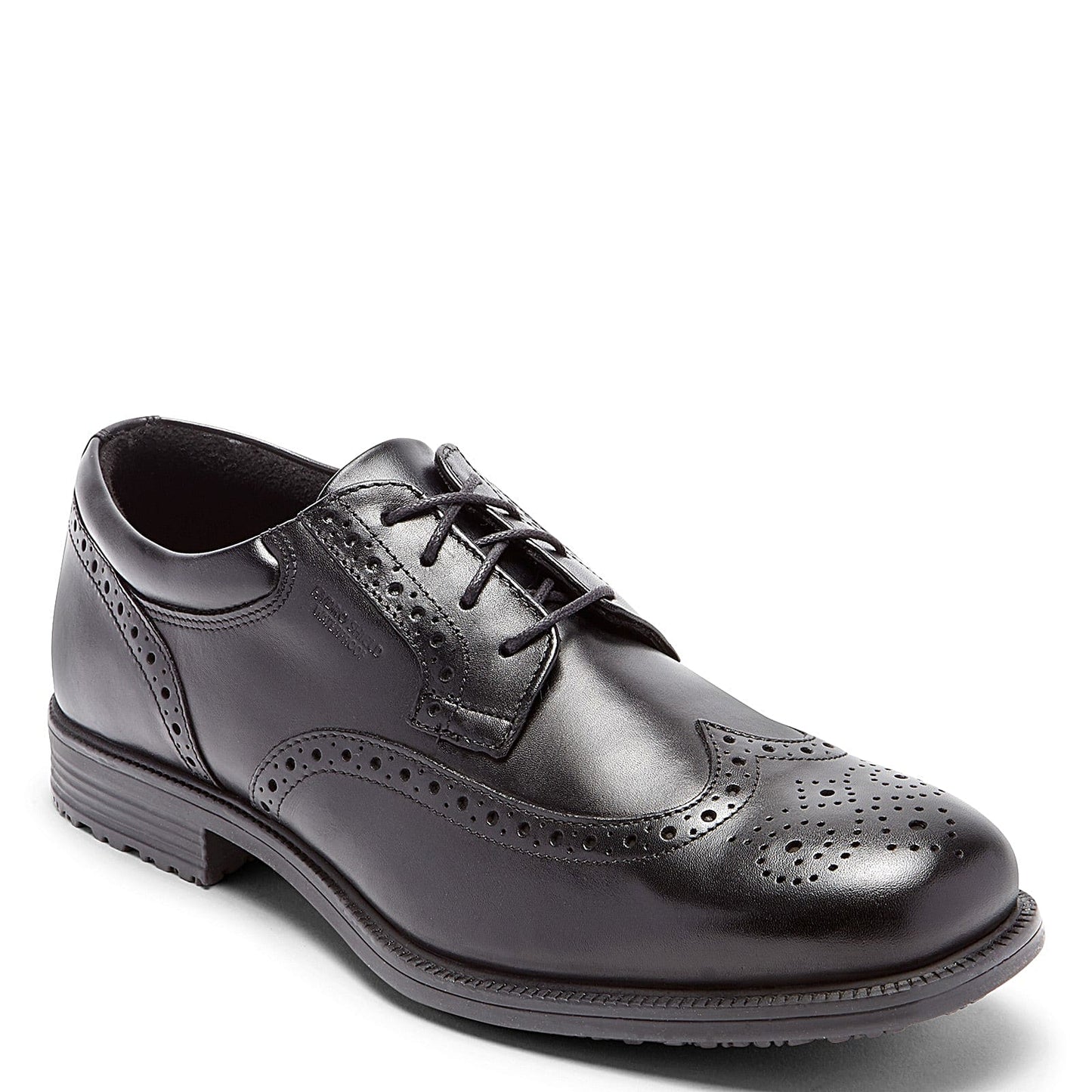 Peltz Shoes  Men's Rockport Essential Details Waterproof Wingtip Oxford