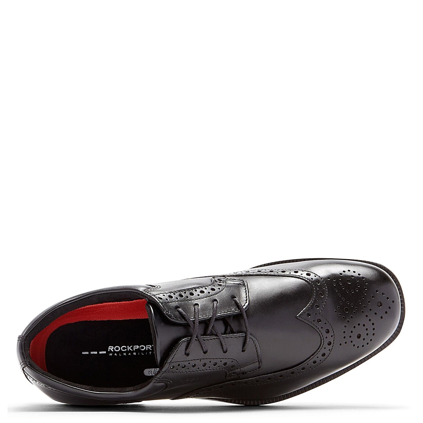 Peltz Shoes  Men's Rockport Essential Details Waterproof Wingtip Oxford