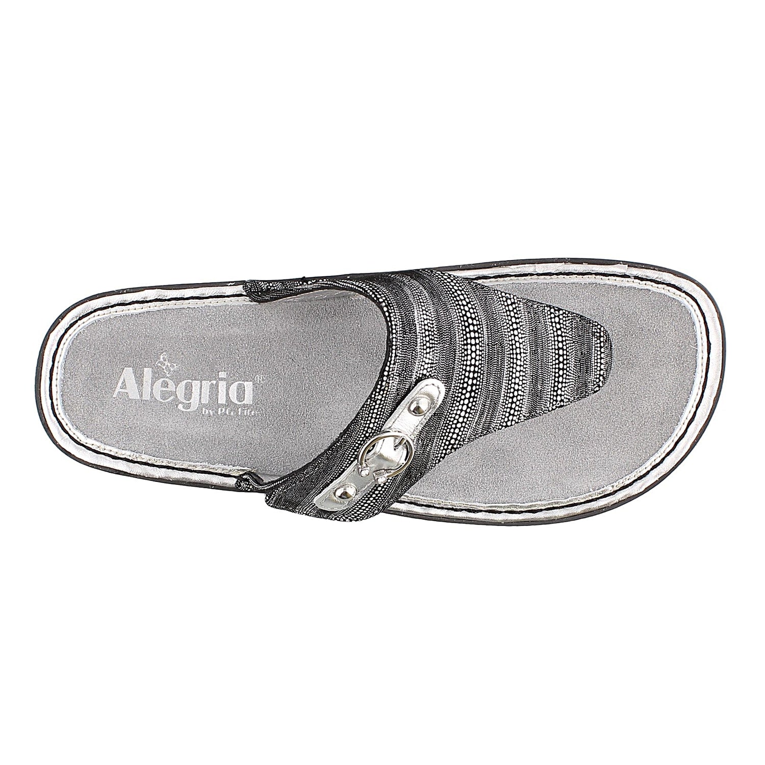 Peltz Shoes  Women's Alegria Vanessa Thong Sandal