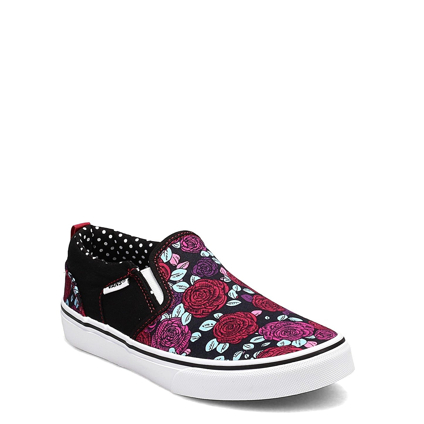 Peltz Shoes  Girl's Vans Asher Sneaker - Little Kid